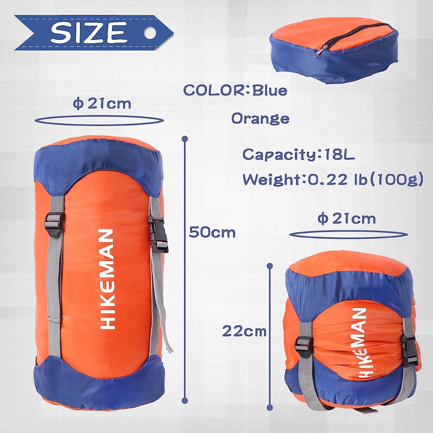 Compression Sack Water Resistant Ditty Bags Space Saving Storage Bag Ultralight Outdoor Compression Bag for Travel Canoeing Hiking Camping M, Men's