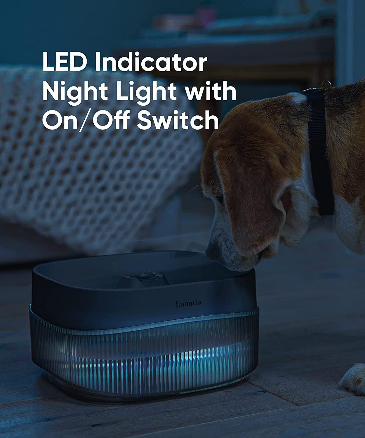 Loomla Cat Water Fountain,135oz/4L Dog Water Bowl Dispenser Automatic