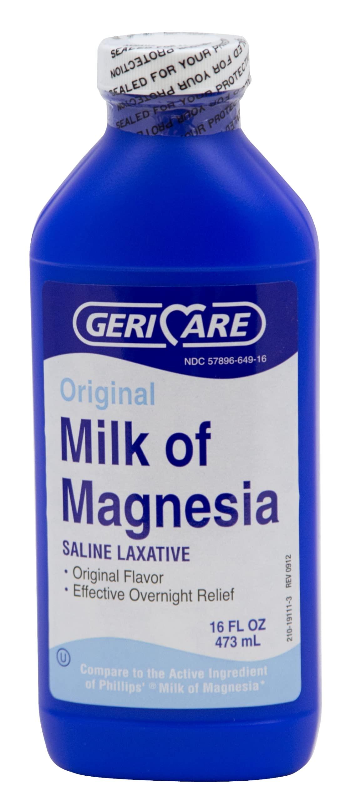 GERICARE Original Milk of Magnesia Saline Laxative 16 OZ FastActing