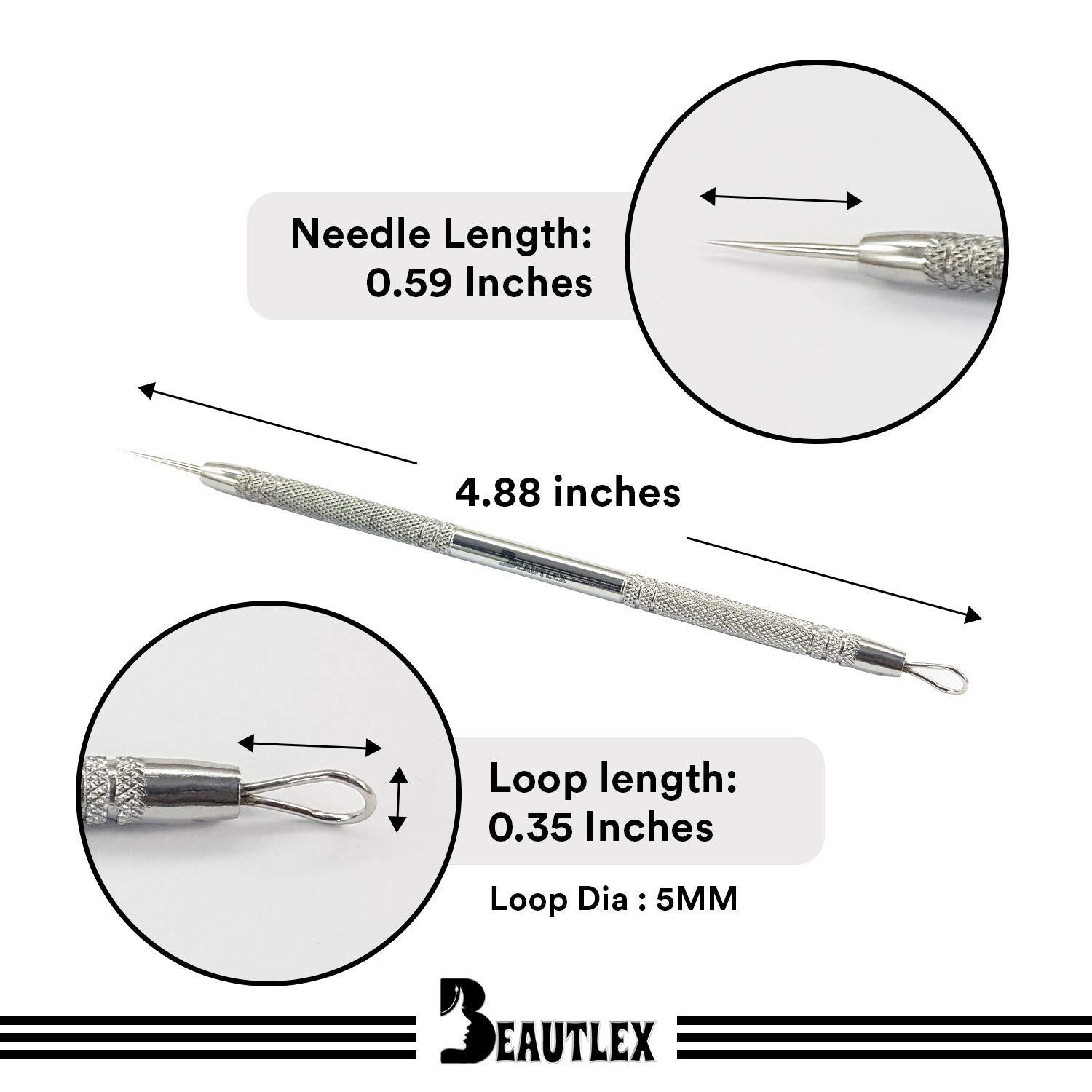 Lancet for Facial Milia & Whitehead Extraction Tool Double Ended