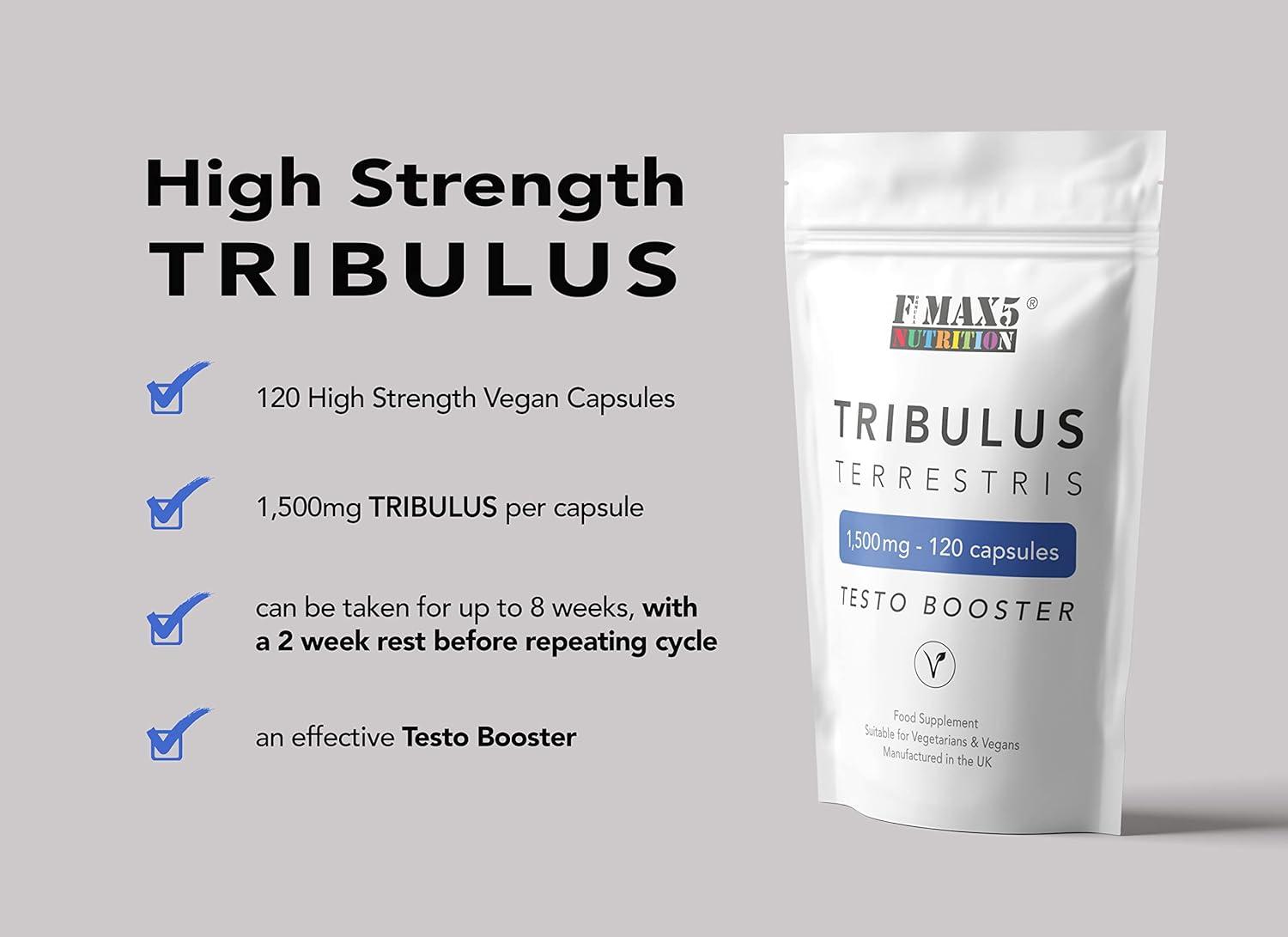 Extreme Testosterone Booster Tribulus Terrestris 1500mg High Strength
