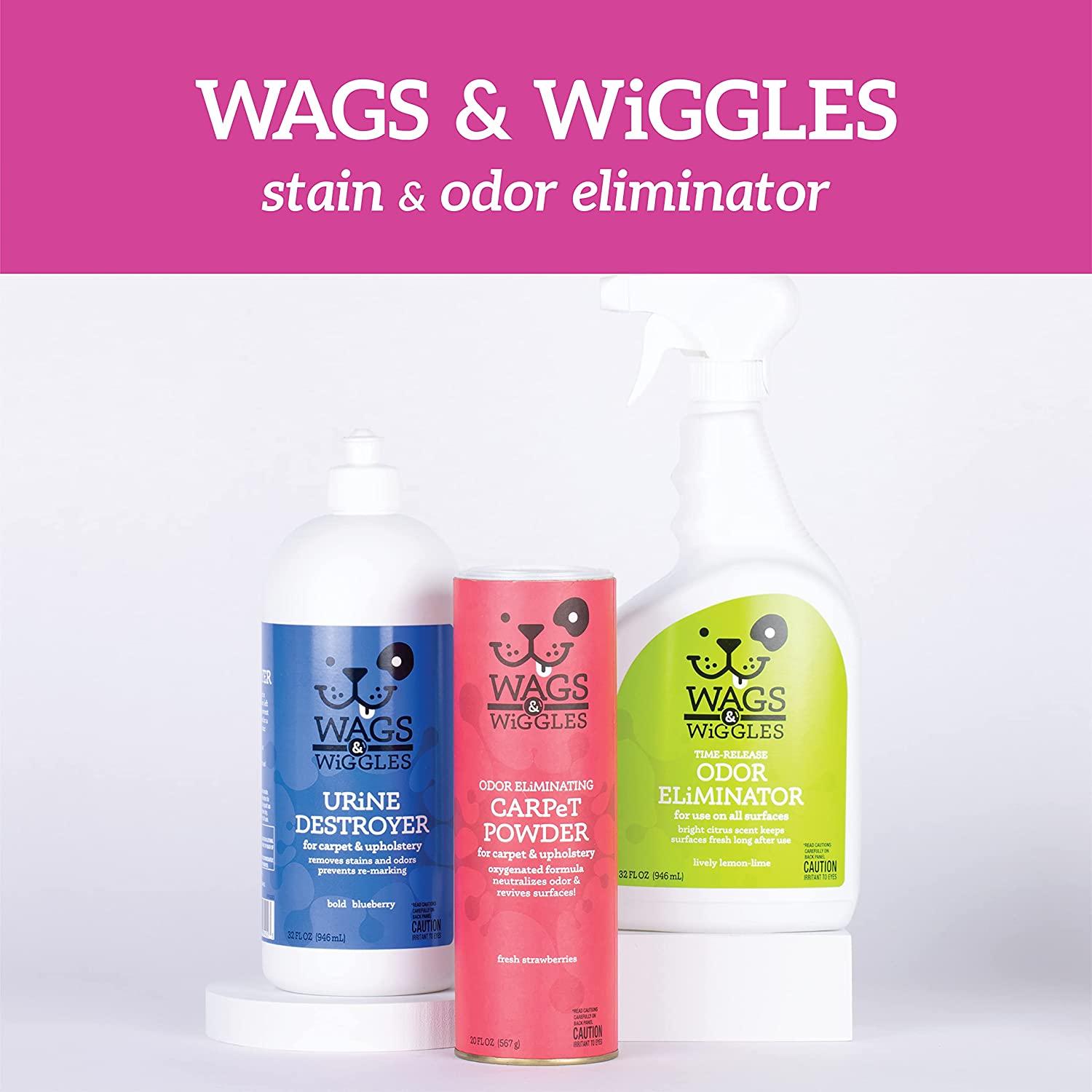 Wags Wiggles Pet Odor and Urine Eliminator Dog Odor and Dog Urine