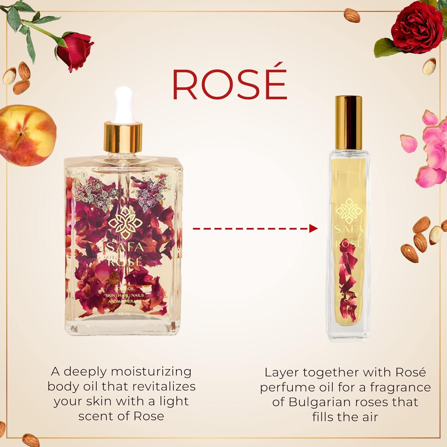 SAFA Ros Fragrance Oil Roller Bulgarian Damask Rose Scent