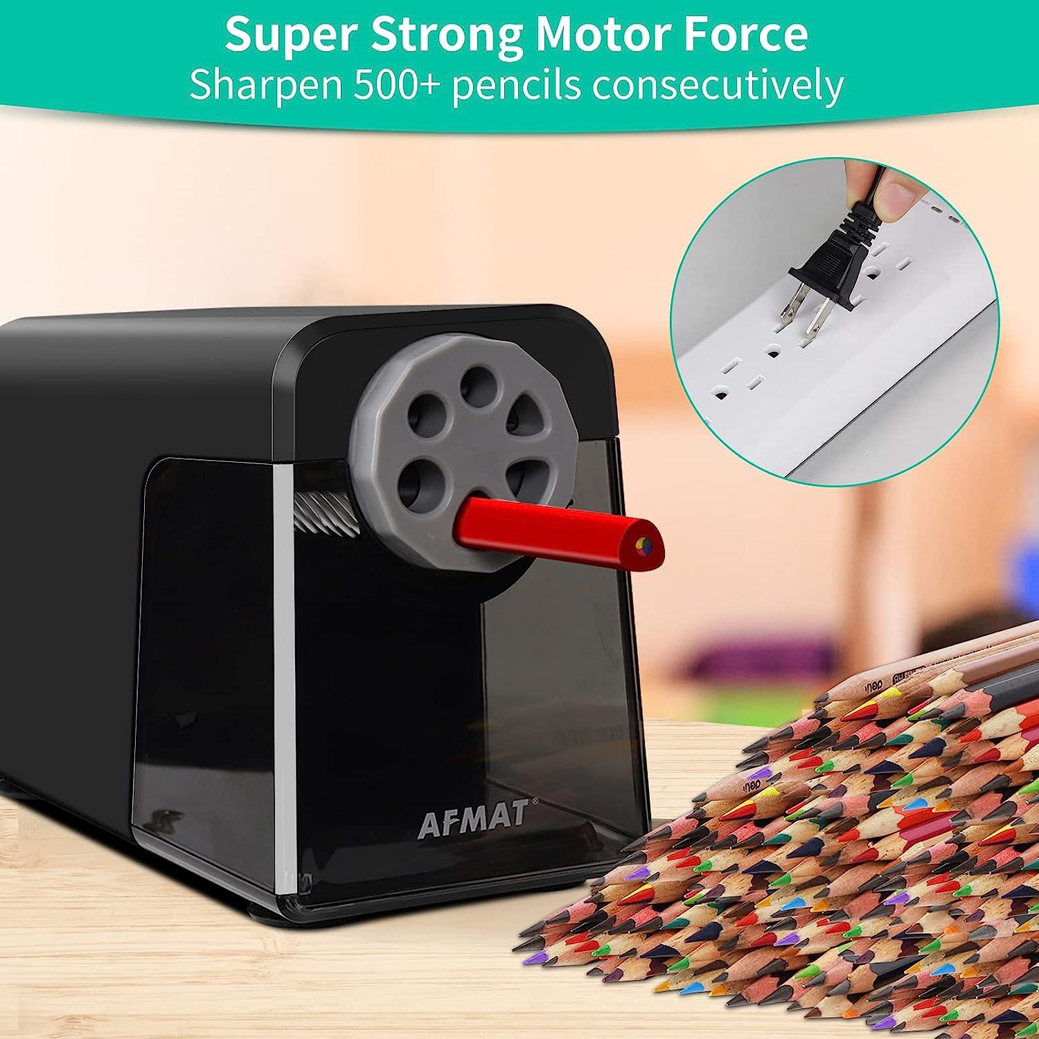 AFMAT Electric Pencil Sharpener  I Bought It Because It Had A 5-Star  Rating 