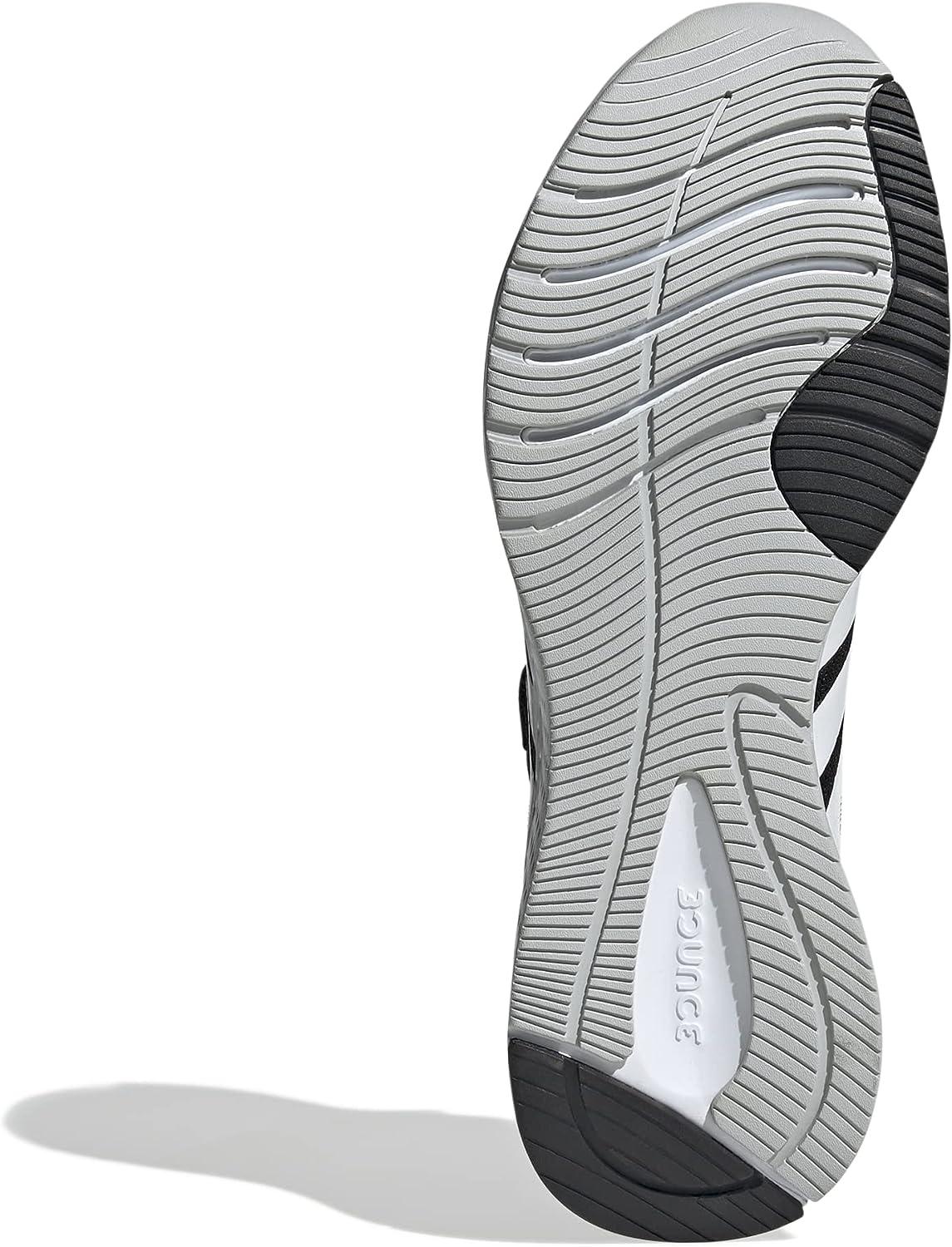 adidas Women s Edge Lux 5 Running Shoe 8.5 Core Black White Matte