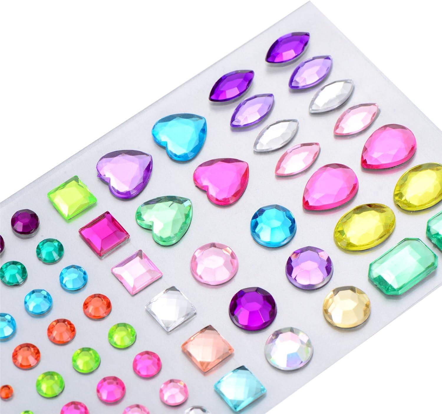  2774pcs Gem Stickers Jewels for Crafts - Self Adhesive