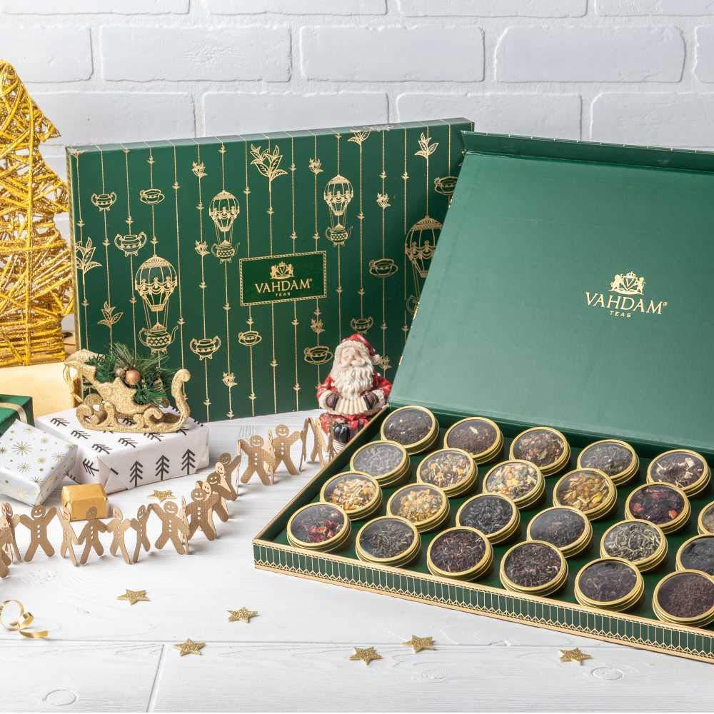 VAHDAM Tea Advent Calendar 2022 24 Tea Variety Pack Premium Gift
