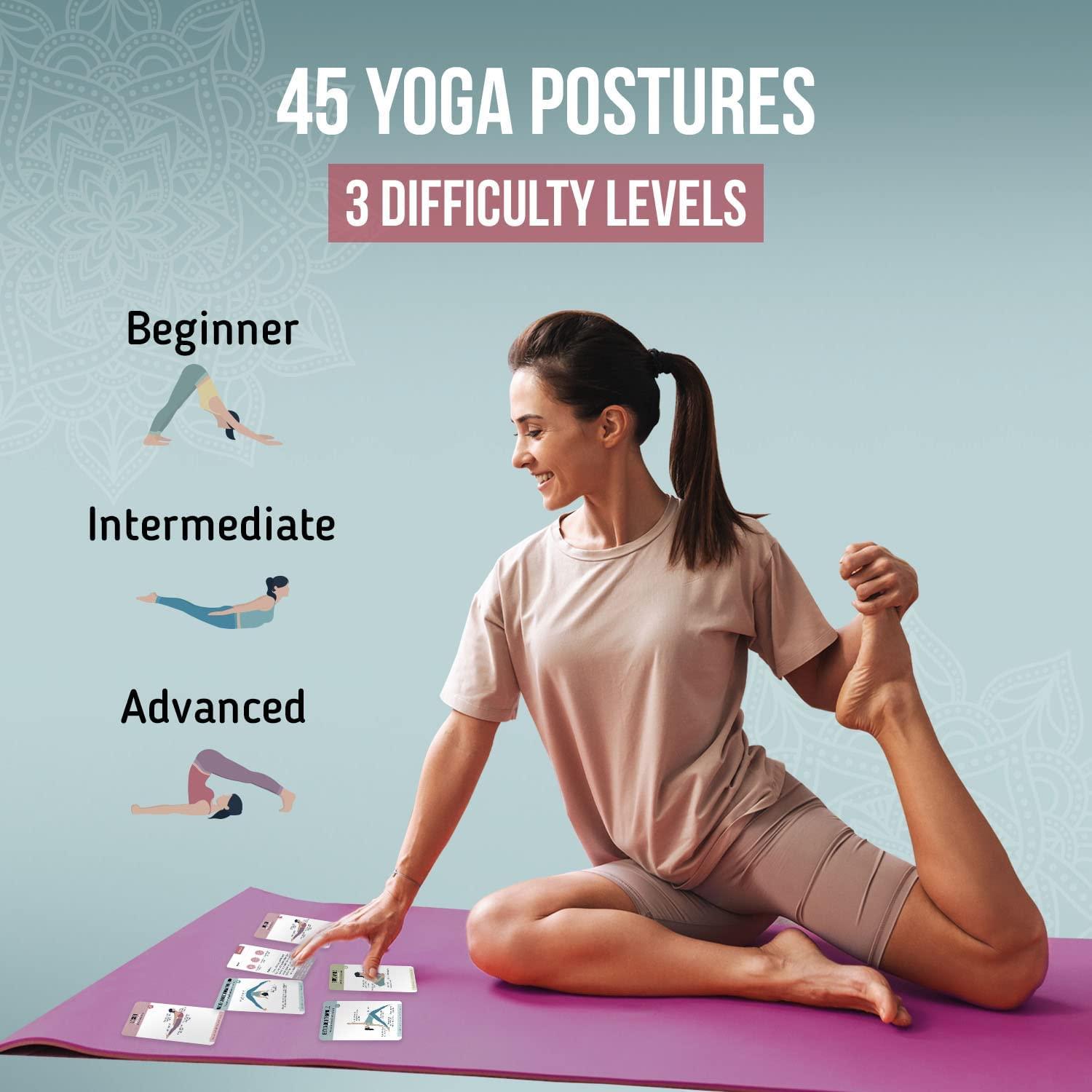 Basic Yoga Poses Chart and Description | Calisthenicz | Basic yoga poses, Yoga  poses for men, Yoga poses chart