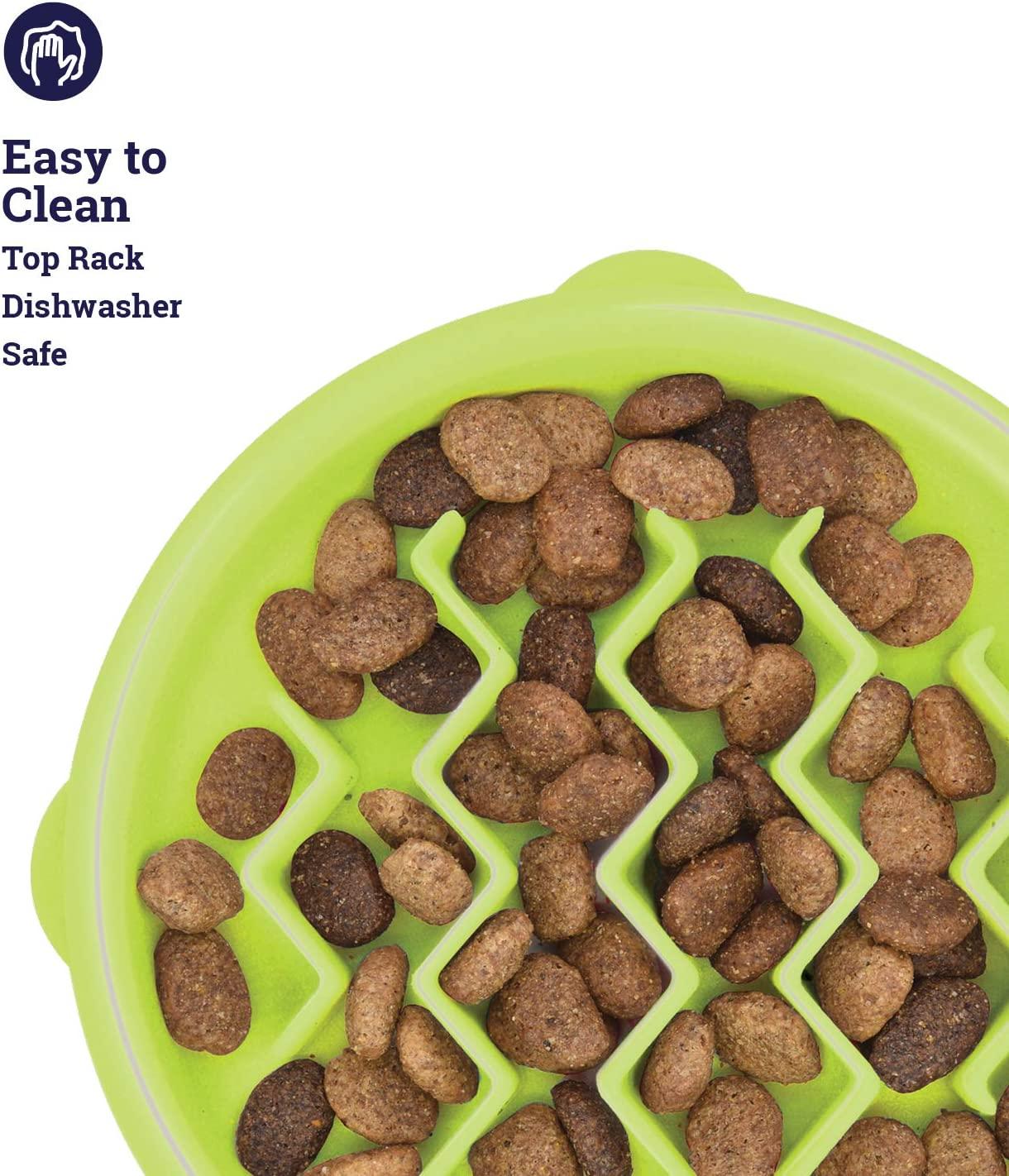 Petstages Kitty Slow Feeder Cat Bowl - Green | Slow Down Eating Habits for  Healthy Cats | Buy Now with Express International Delivery | GoSupps.com