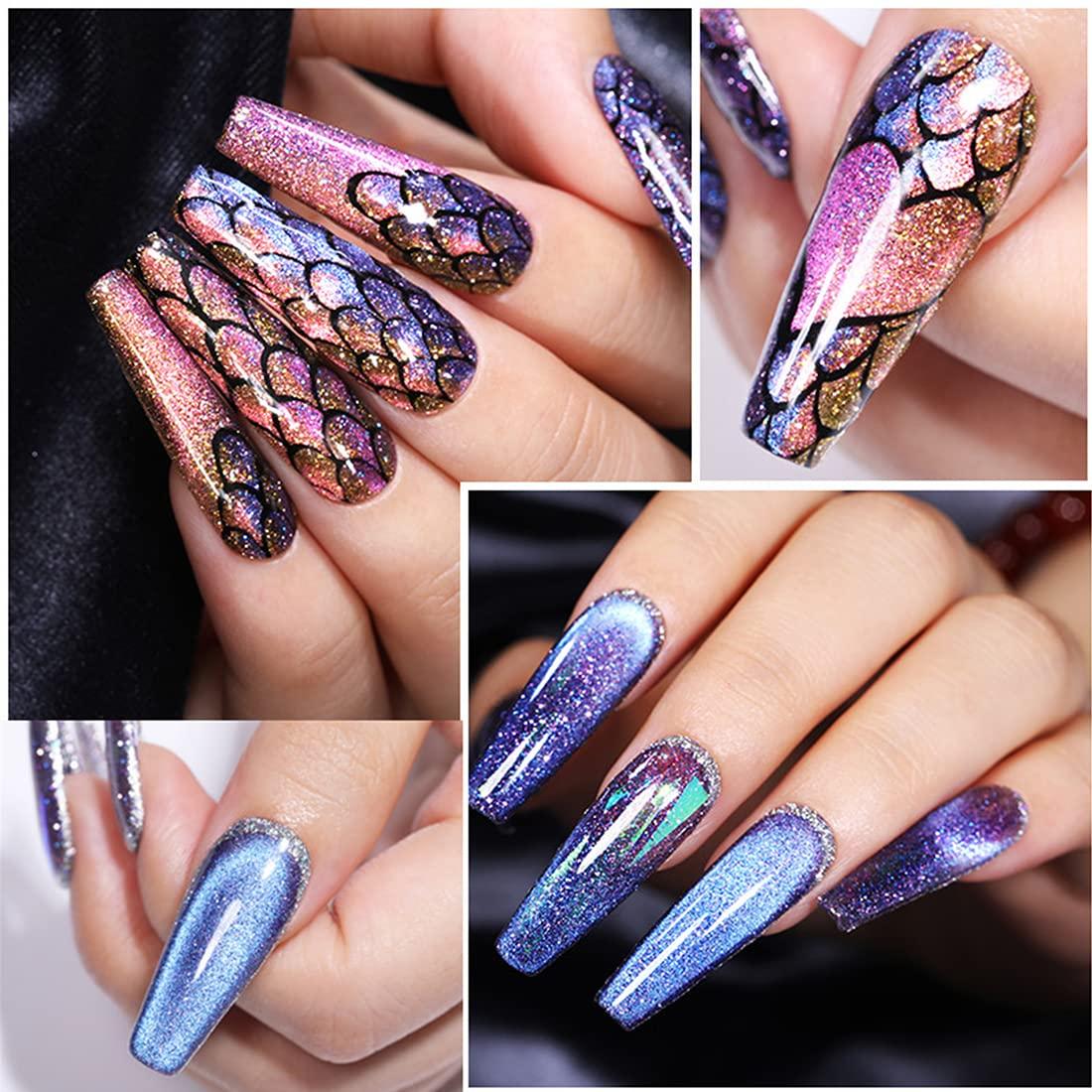 XEAOHESY 16-Piece Nail Magnet Tool Set for Cat Eye Gel Polish Nail