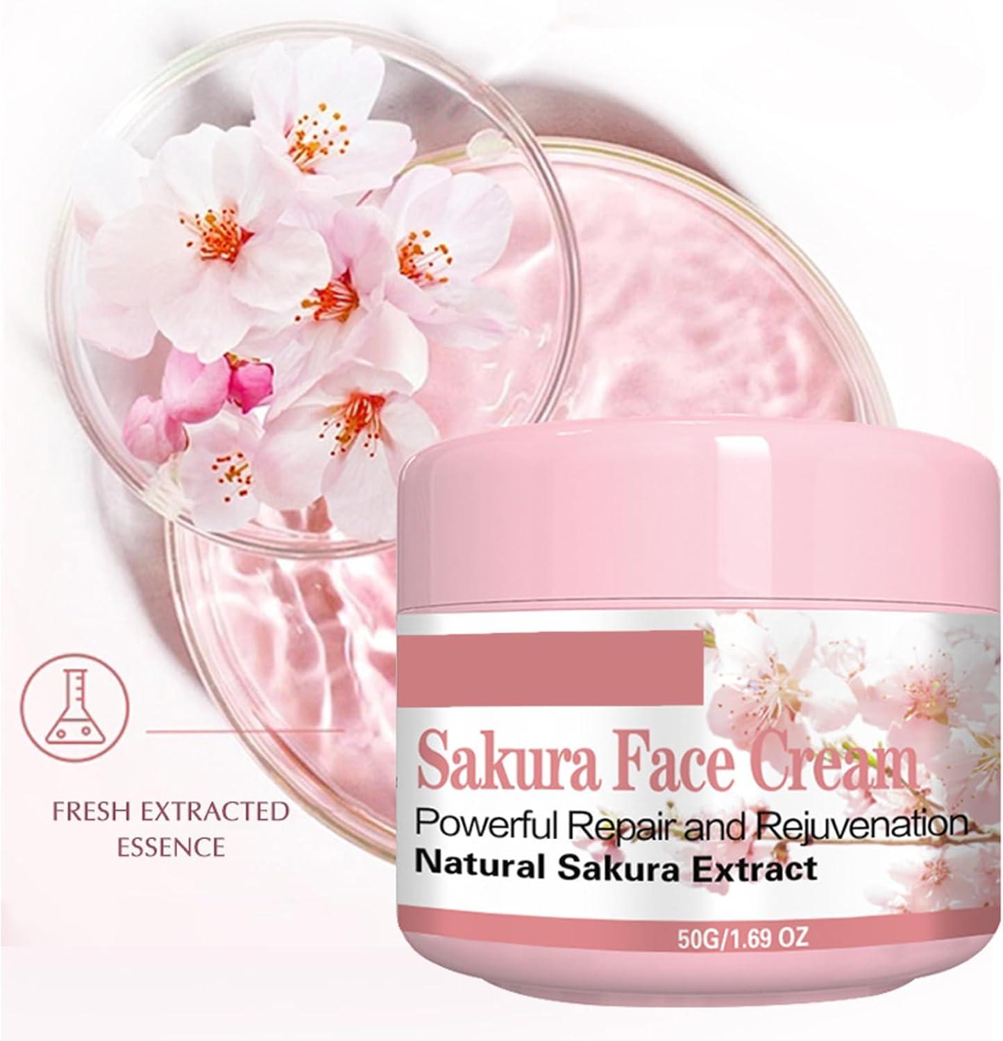 Sakura Moisturiser Face Women Powerful Cherry Blossom Face Cream