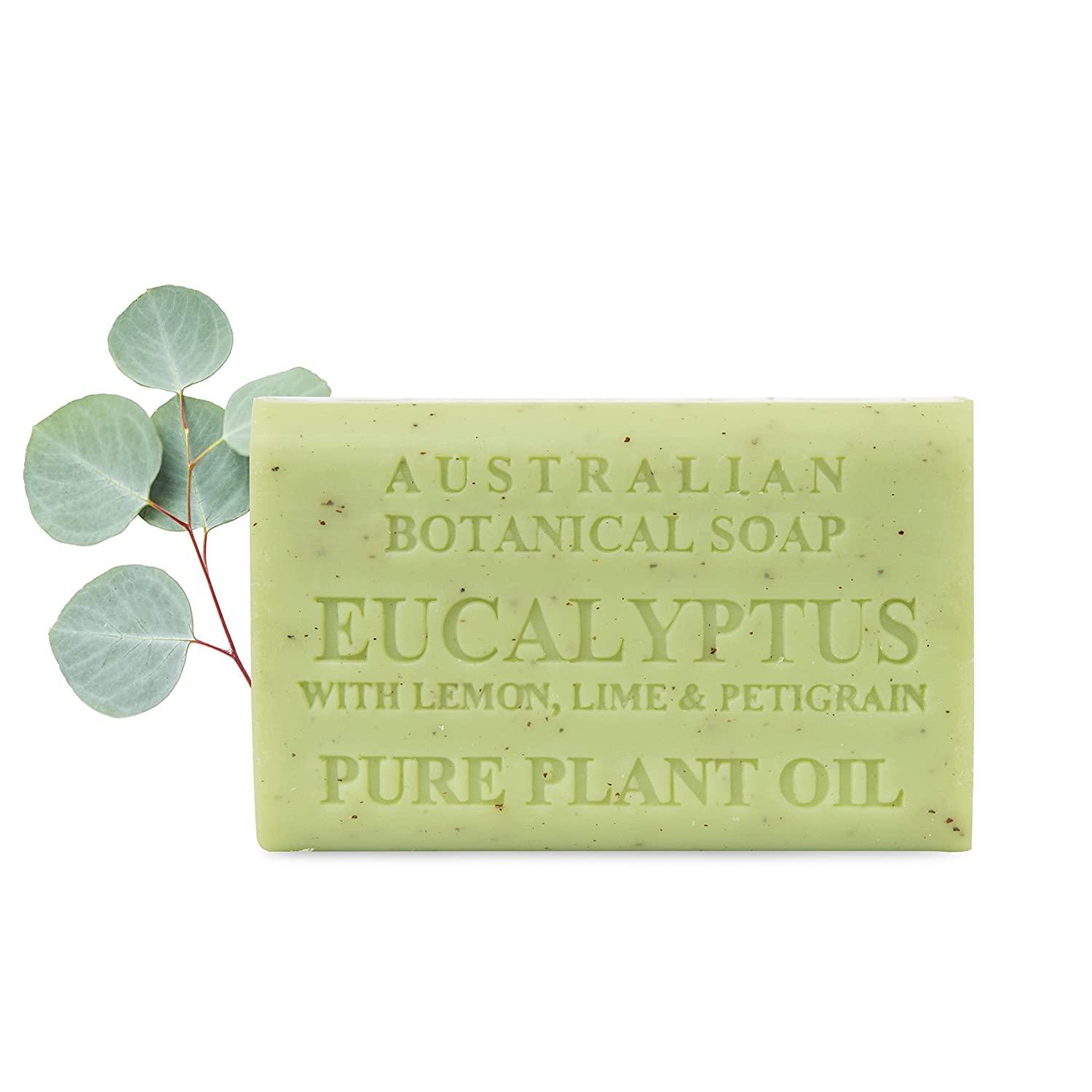 Australian Botanical Soap, Eucalyptus with Lemon, Lime and Petitgrain