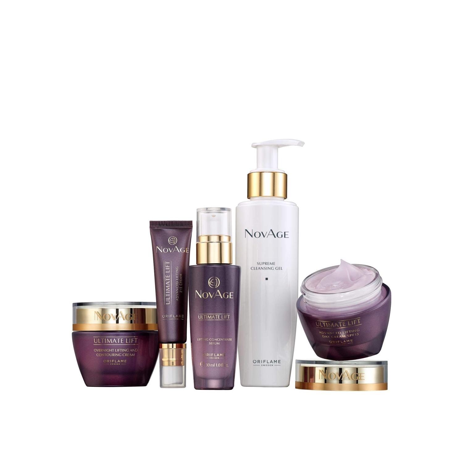 NovAge Ultimate Lift Skin Care Set advanced-performing routine to restore  firmness and elasticity for a lifted look with a delightfully youthful  bounce