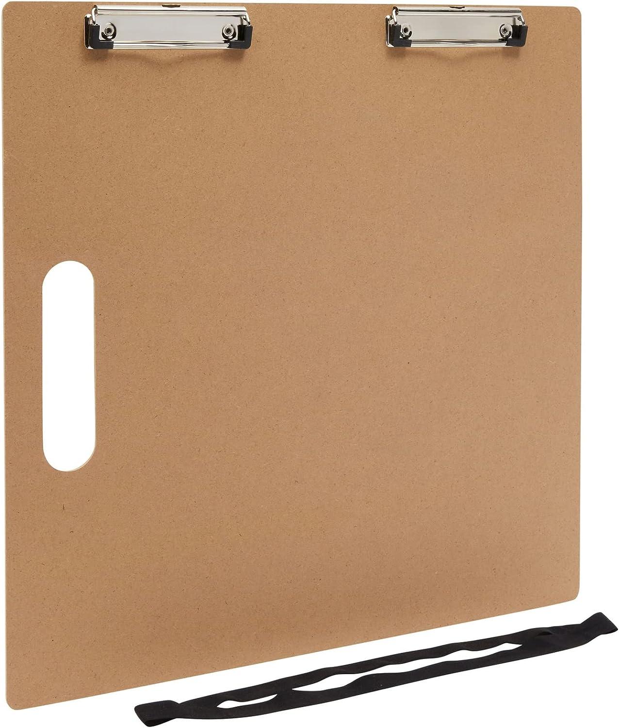 Artists Sketch Board with Double Clips for Art Classroom, Studio
