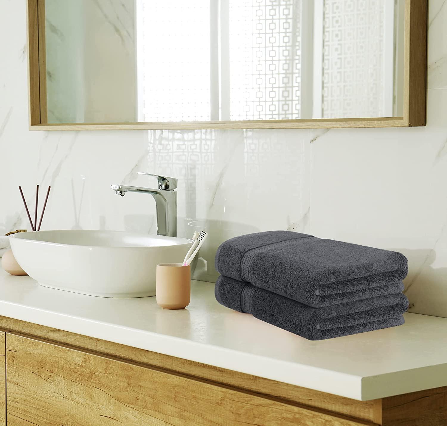 Premium 8 Piece Towel Set (Electric Blue); 2 Bath Towels, 2 Hand Towels and 4 Washcloths