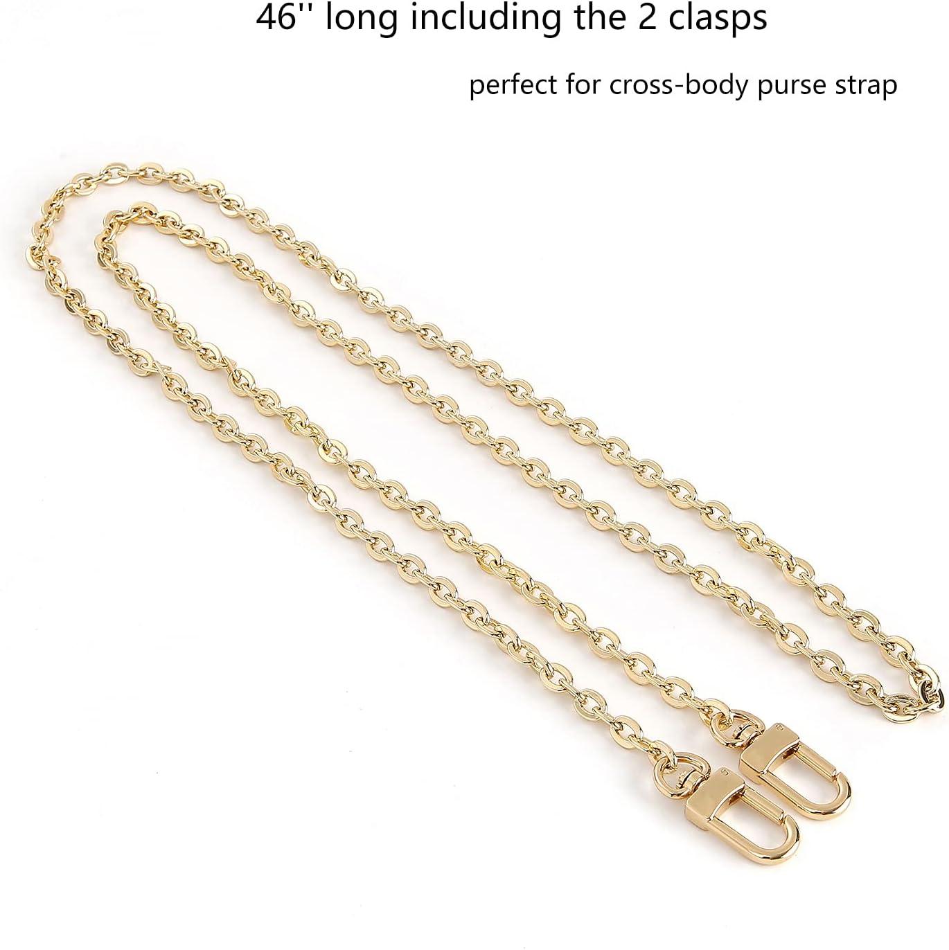  Mini Copper Purse Chains Shoulder Crossbody Strap Bag  Accessories Charm Decoration (Antique Gold,13'') : Clothing, Shoes & Jewelry