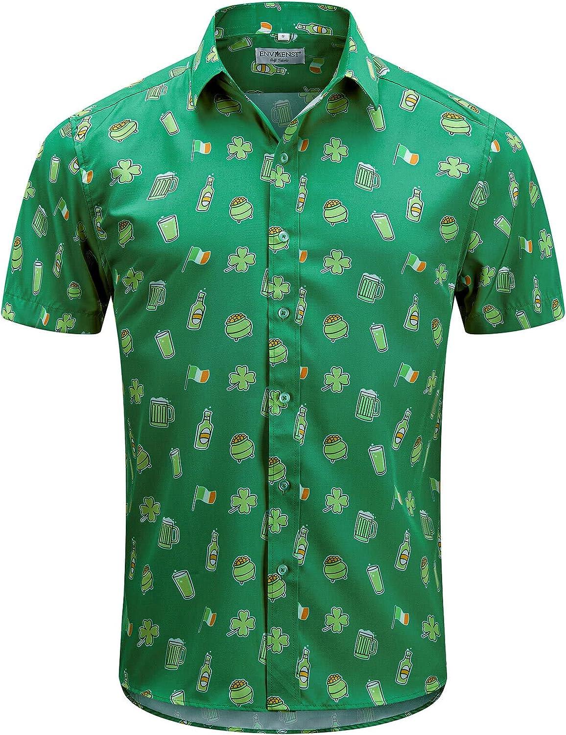 Maglietta Donna San Patrizio Con Trifoglio Irlandese - Verde, Manica Corta, Girocollo, Taglie S-2XL