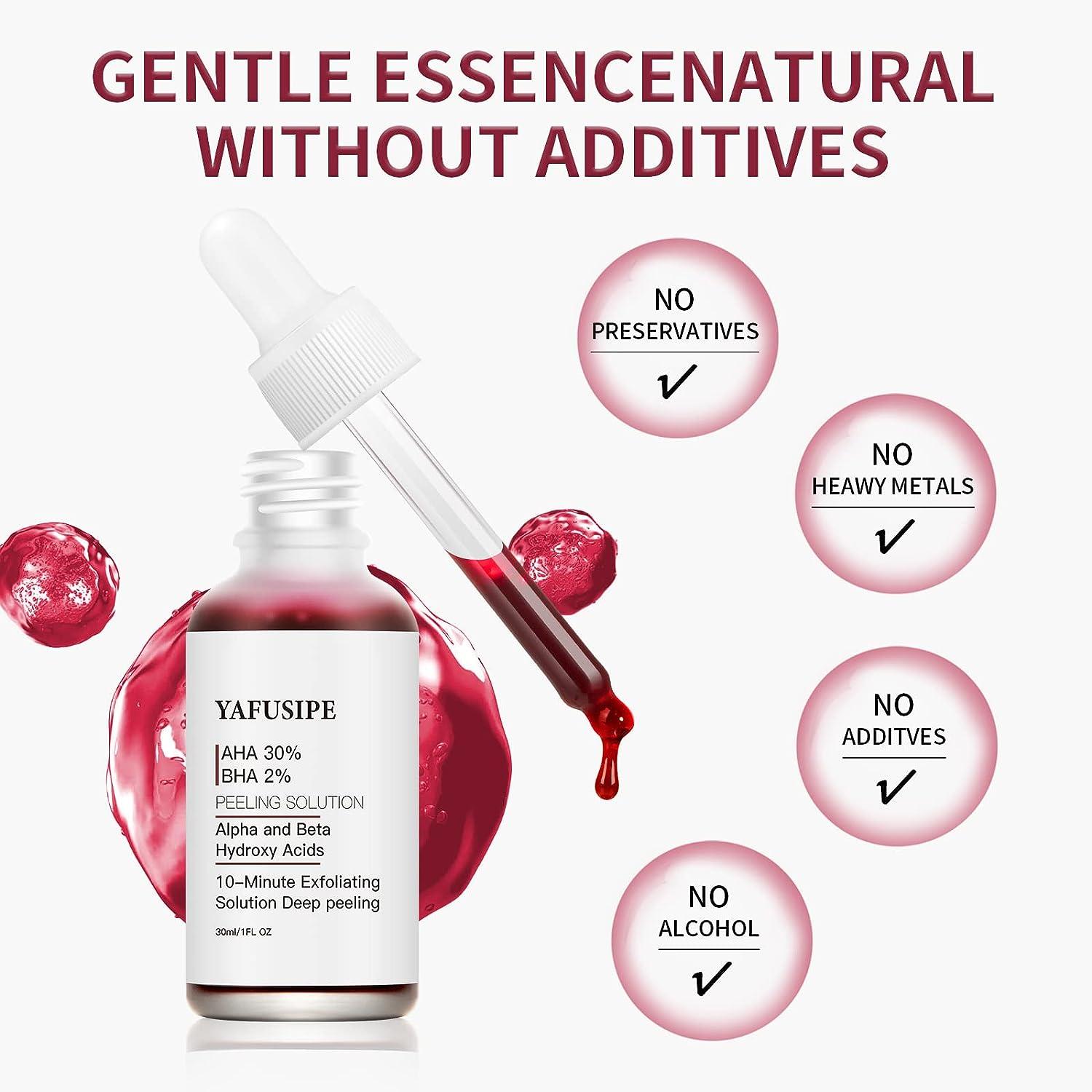 AHA 30% + BHA 2% Peeling Solution for Face - Exfoliating Chemical Peel ...