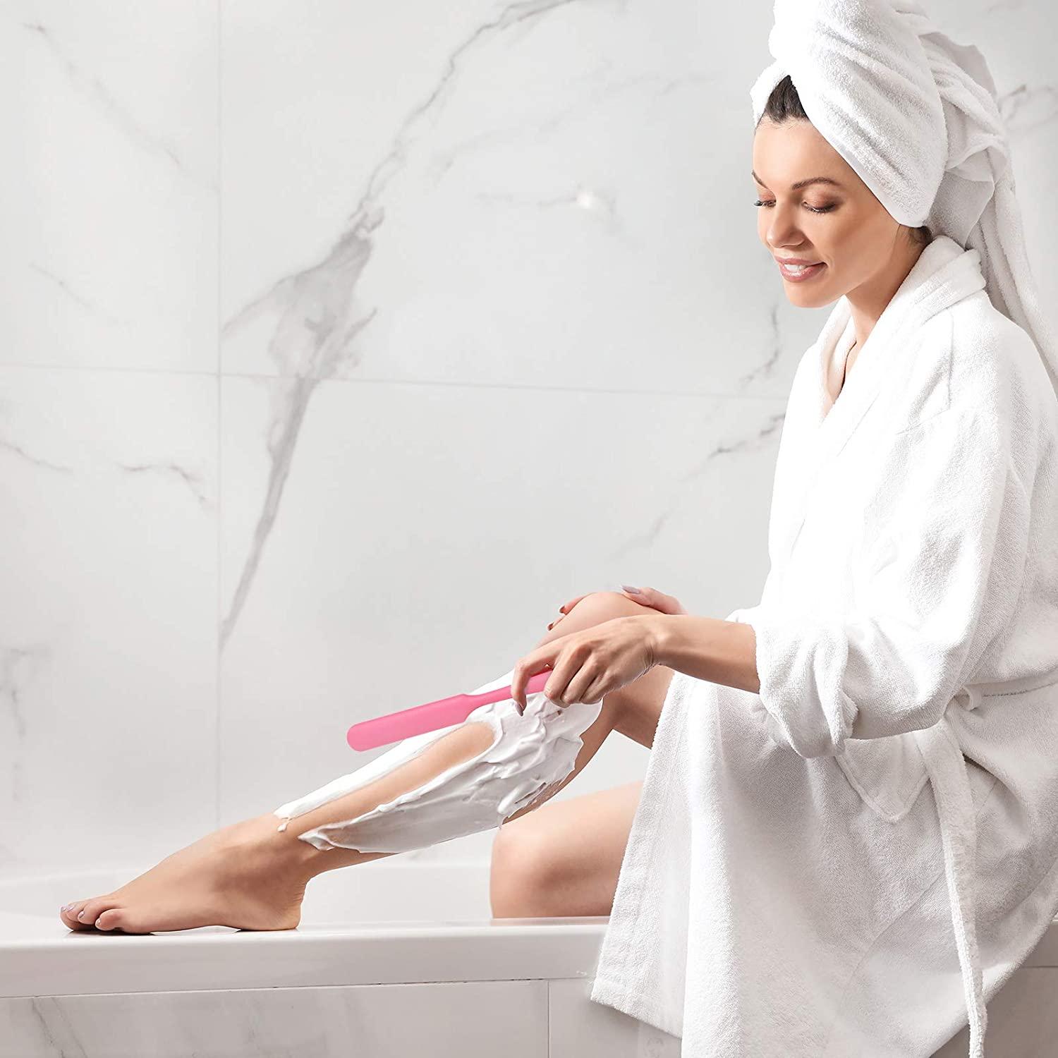 Mudder 3 Pieces Nonstick Wax Spatulas Silicone Spatula Waxing