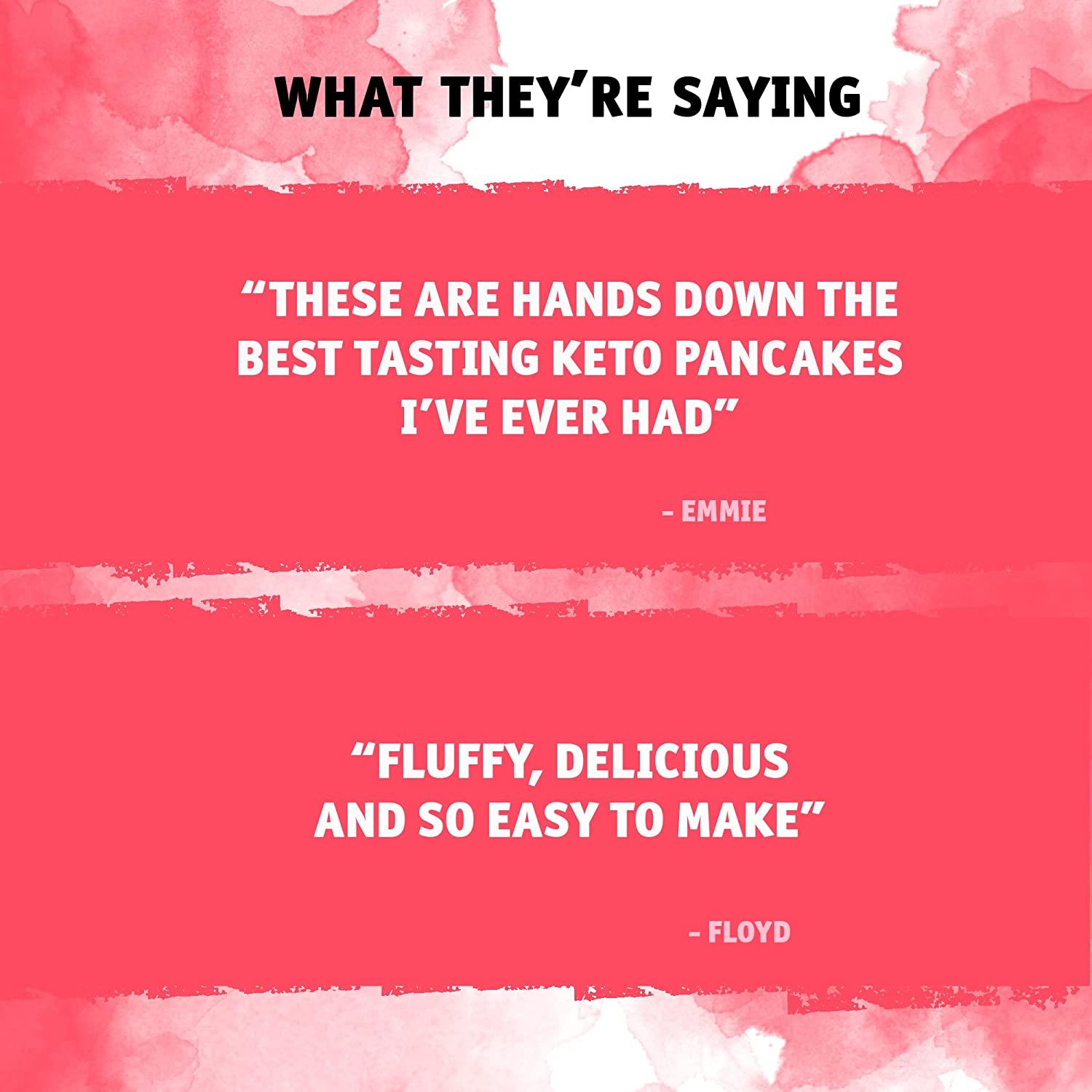 JustAddWater Keto Pancake & Waffle Mix by Phoros Nutrition, Low Carb