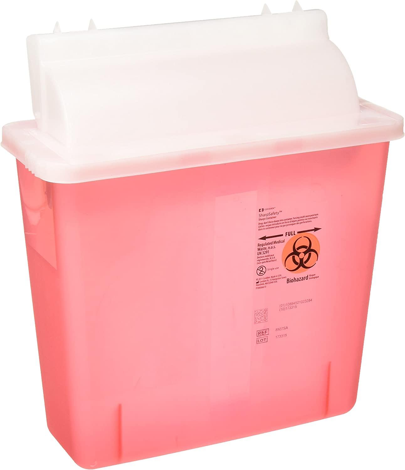 Covidien COV8507SA SharpSafety Safety in Room Sharps Container