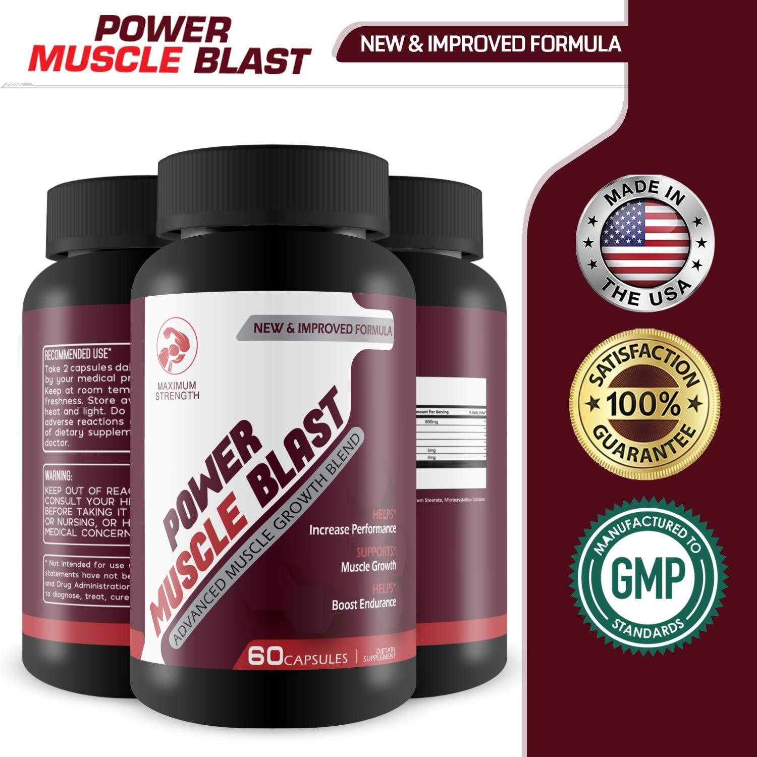 Power Muscle Blast - Max Strength & Advanced Muscle Growth Blend ...