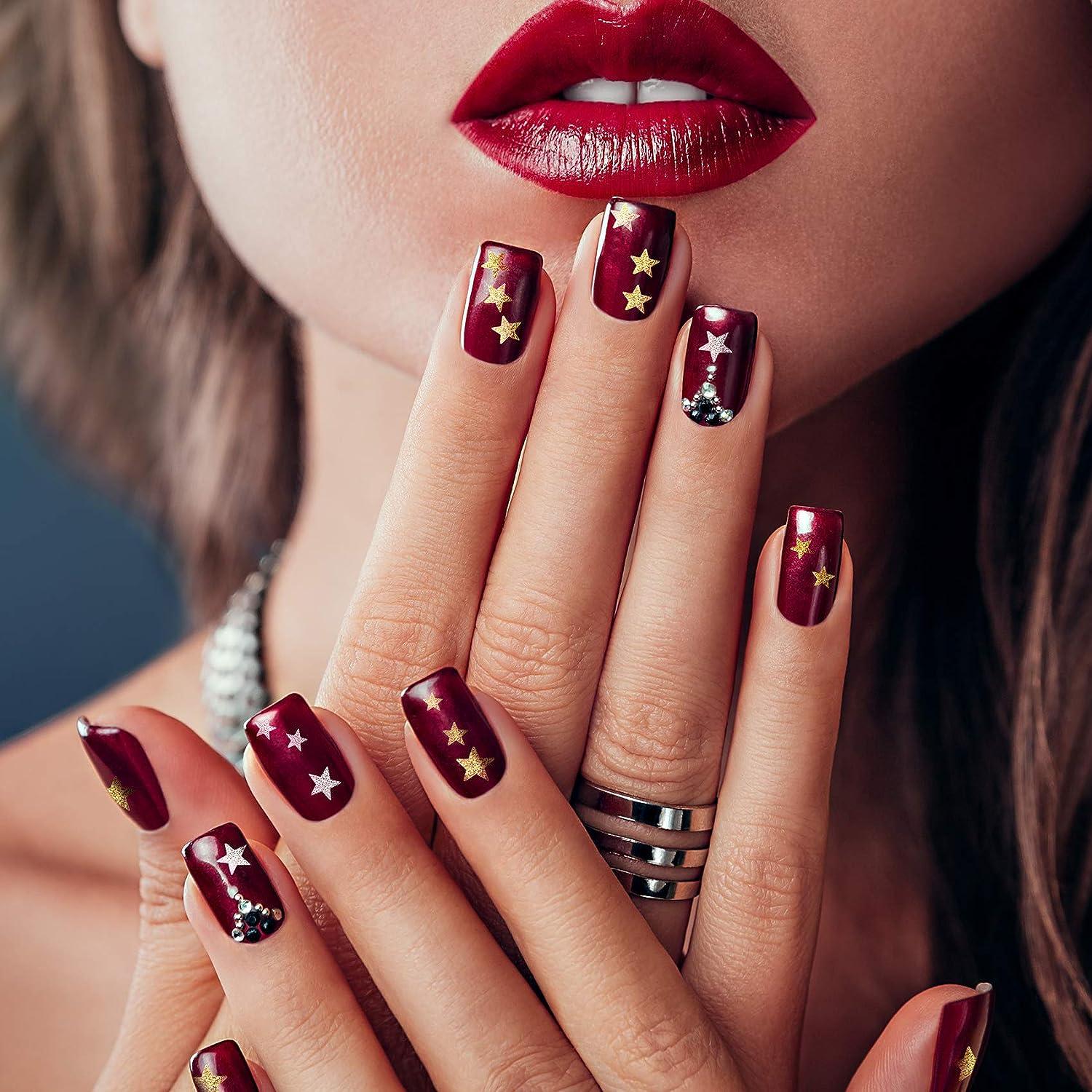 25 Beautiful Star Nails To Do - The Glossychic | Pretty acrylic nails, Nail  art, Nails inspiration