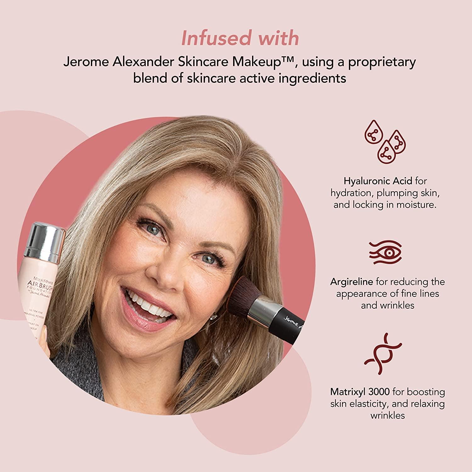 デルマキューIISST MELANOCOVER FOUNDATION 3本セット MagicMinerals AirBrush Foundation by Jerome Alexander 2pc