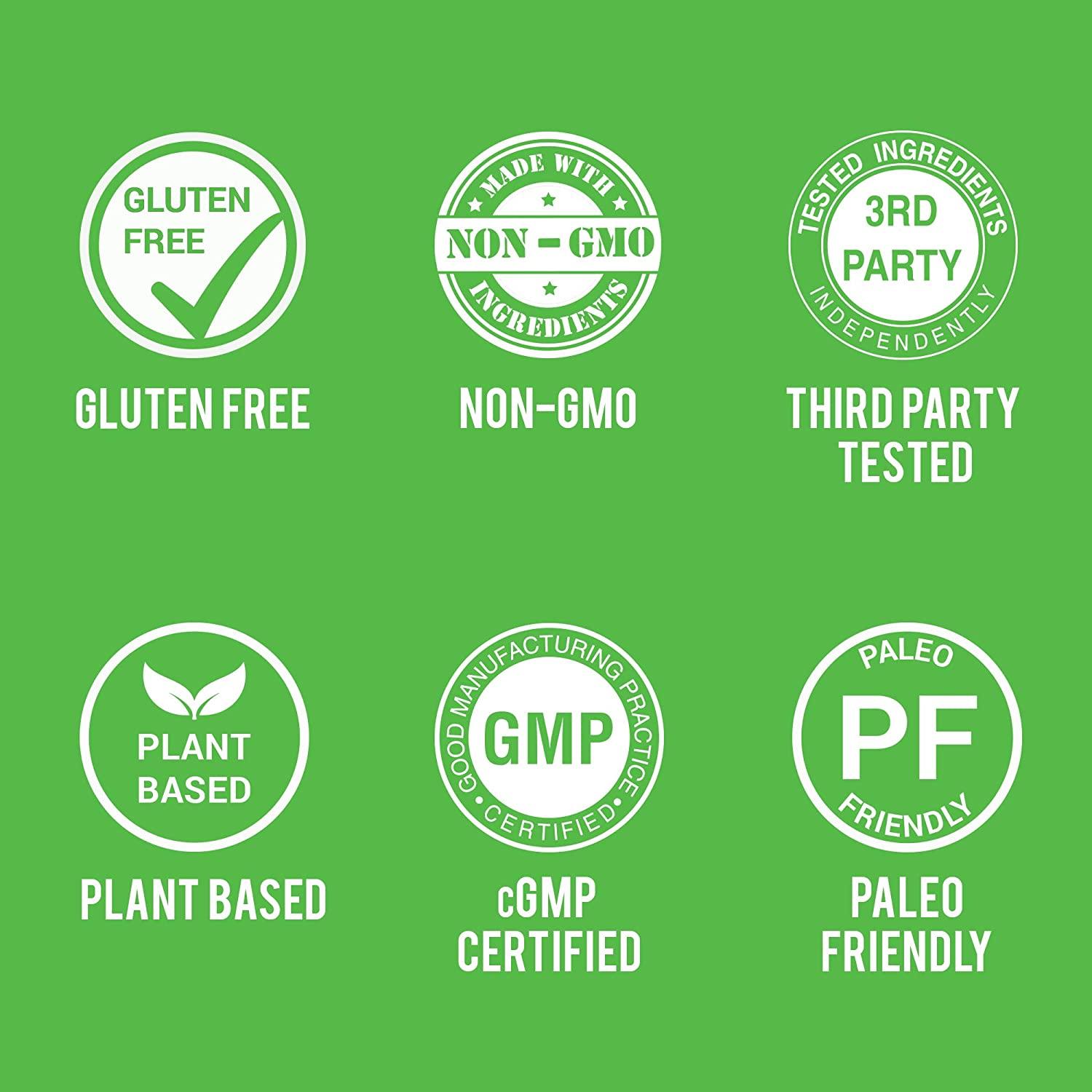 AMRAP Nutrition Vegan Glutamine Powder 200g - WADA Compliant, Athlete ...