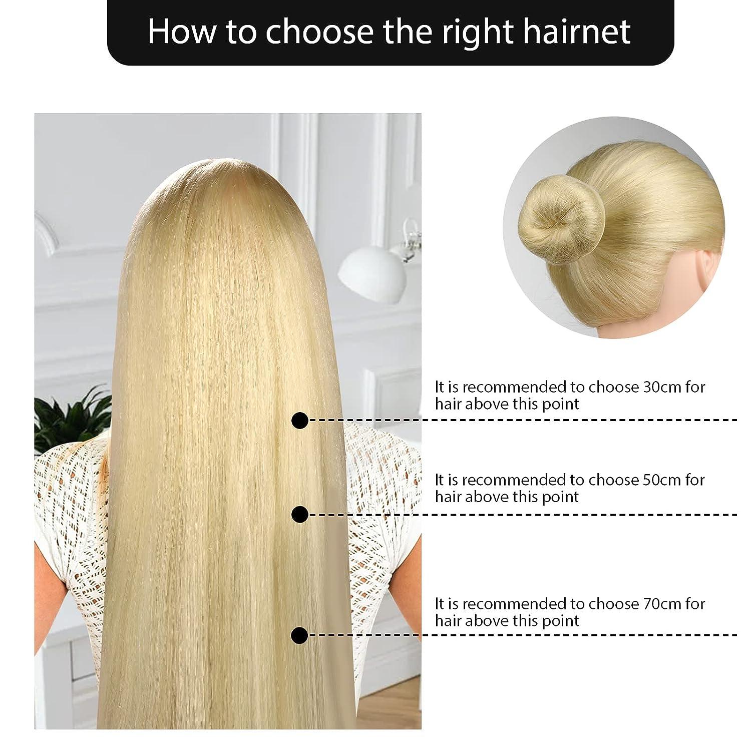 Hair Nets Invisible Elastic Edge Mesh and Bobby Pins Set, Teenitor 40