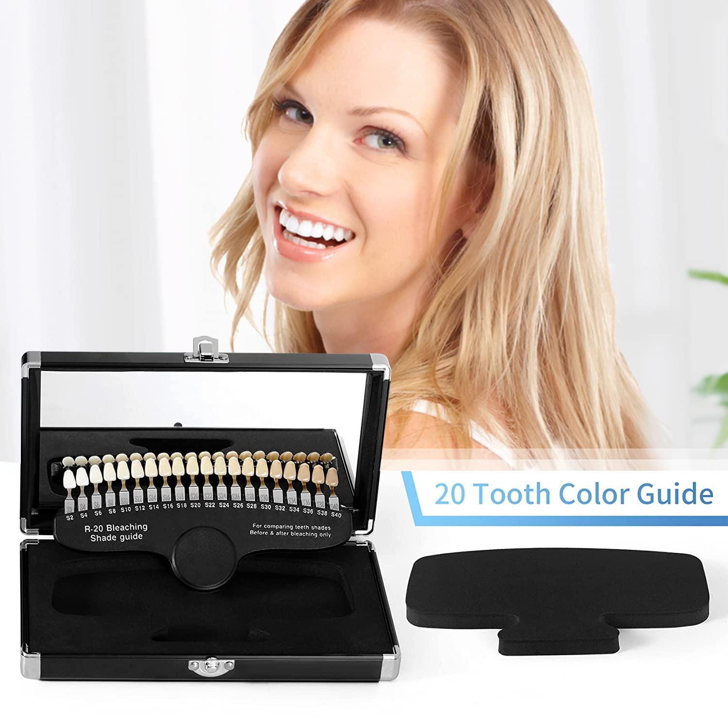 EZGO Professional 3D R20 Dental Teeth Whitening Shade Guide for