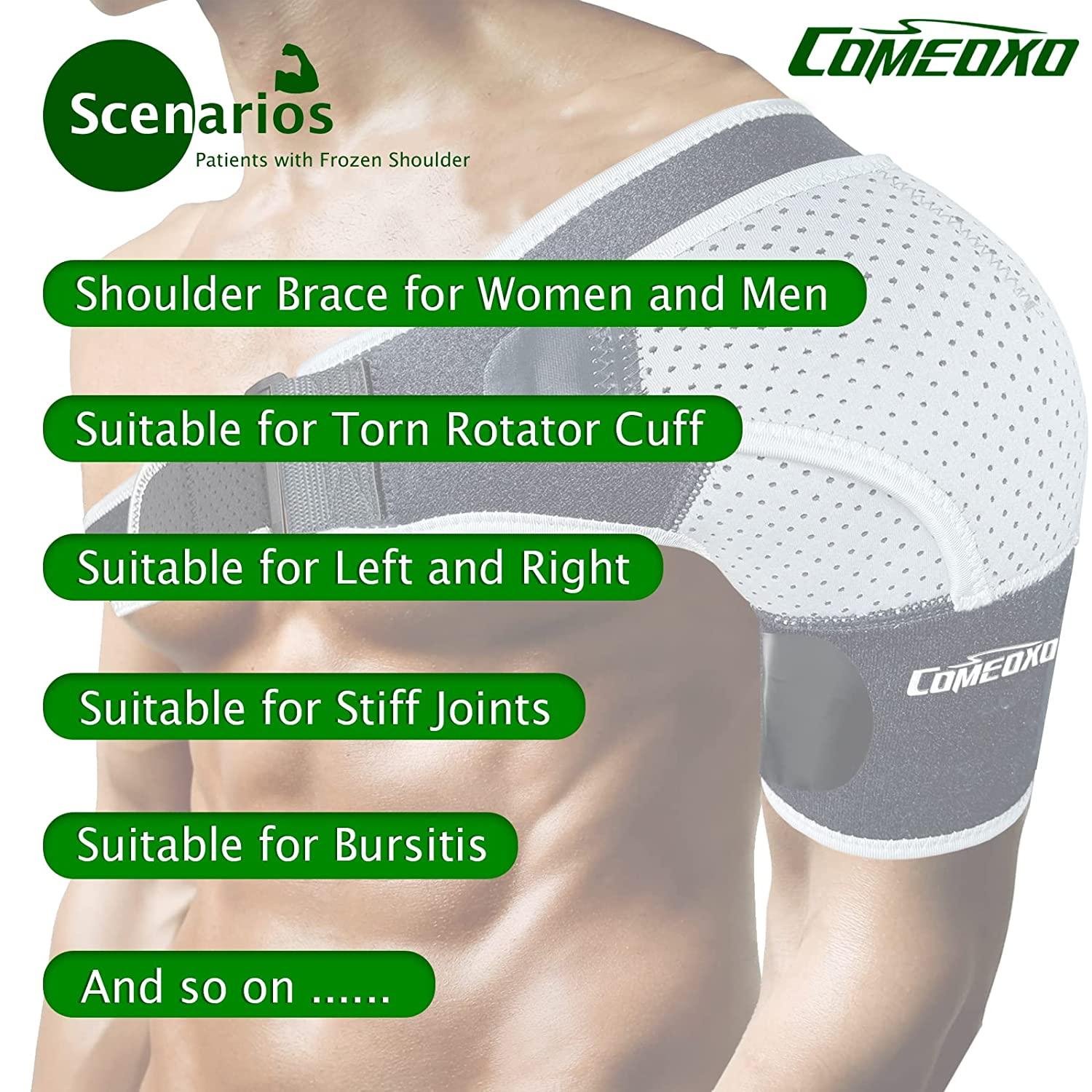 COMEOXO Shoulder Brace for Torn Rotator Cuff for Men Women, Shoulder