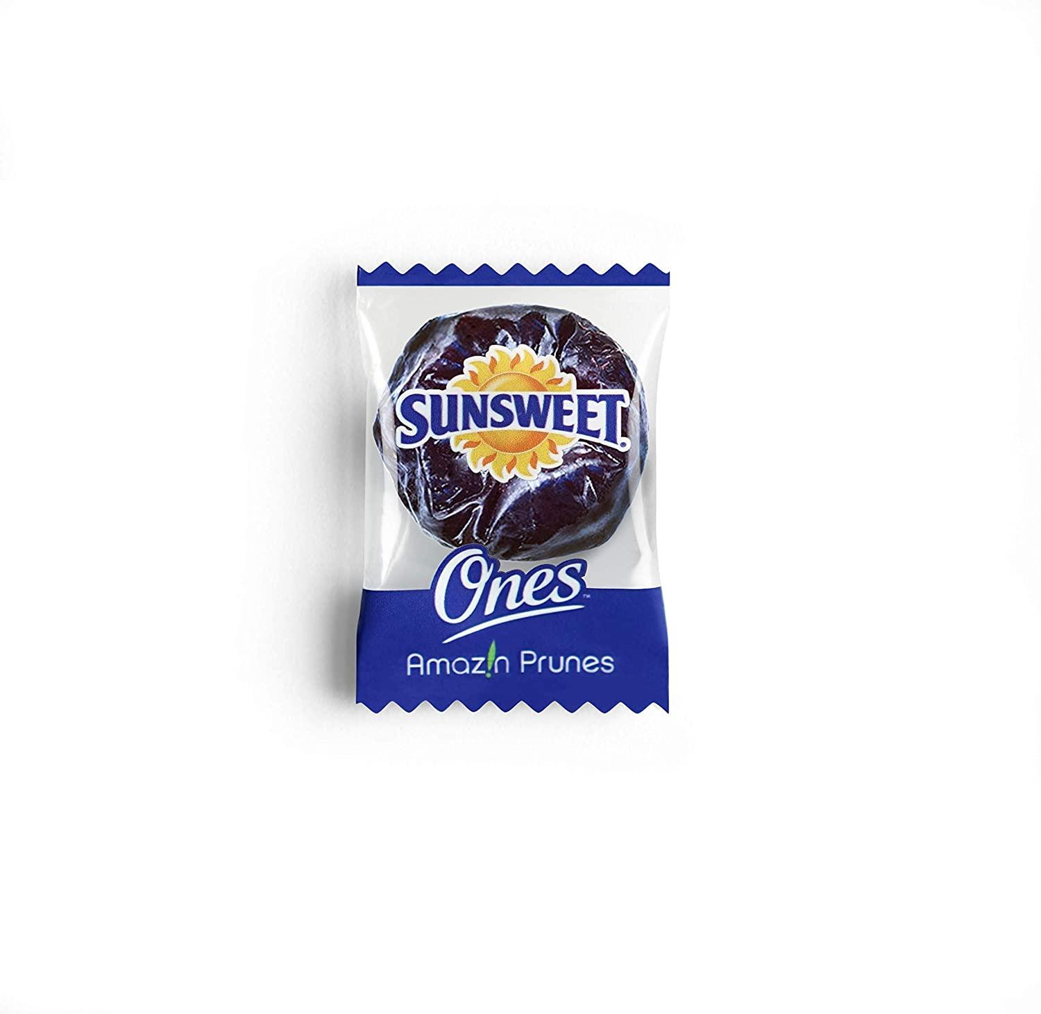 Sunsweet Amazin Prunes Ones, Dried Pitted Gluten Free, Vegan, Low Fat