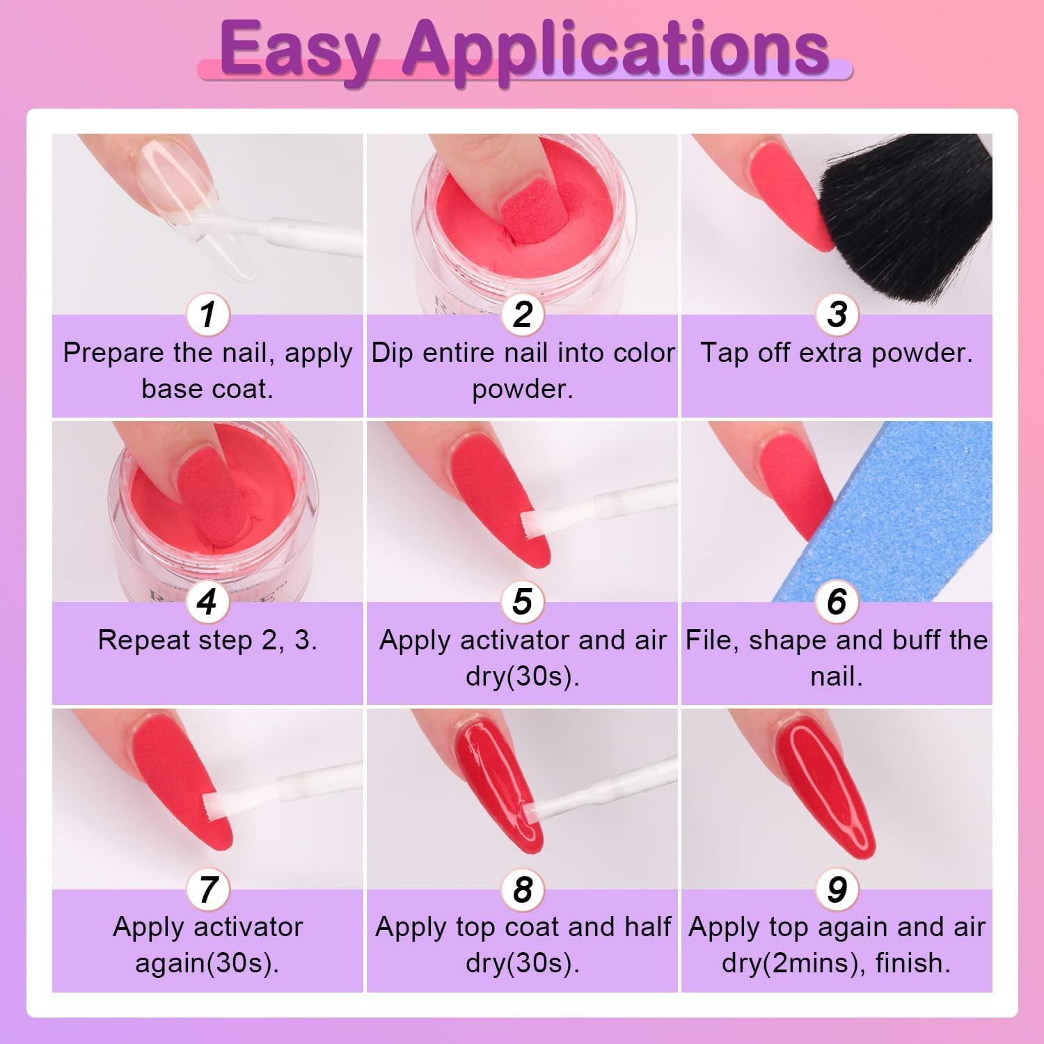 YN NAIL SCHOOL - HOW TO USE DIP POWDERS WITH RESIN 