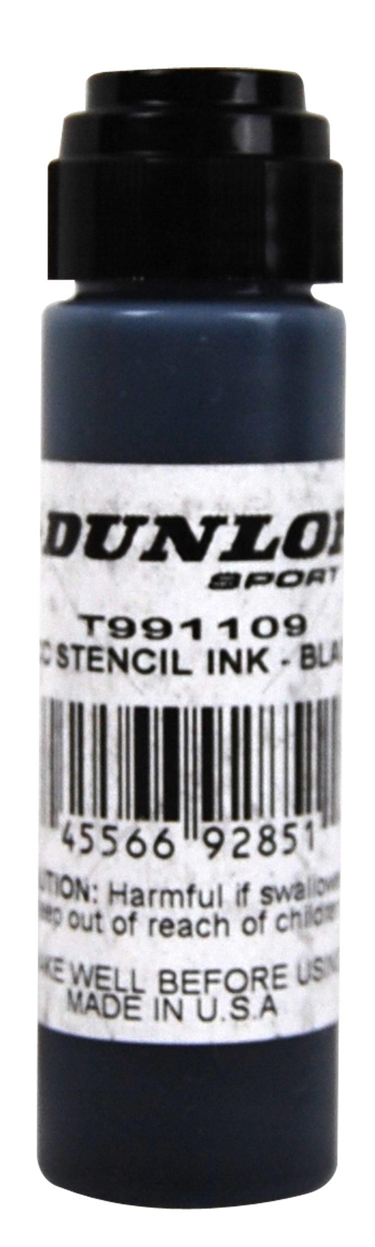 Dunlop Racquet Stencil Ink Black