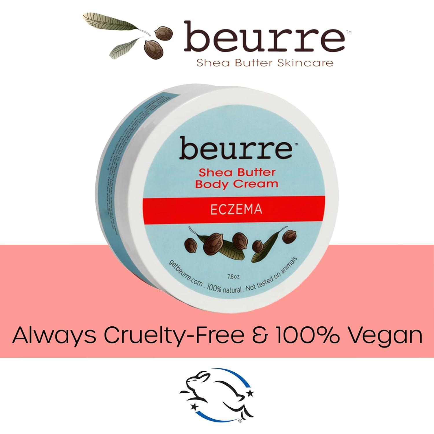 Beurre Shea Butter Eczema Body Cream with Moisturizing Oils Soothing