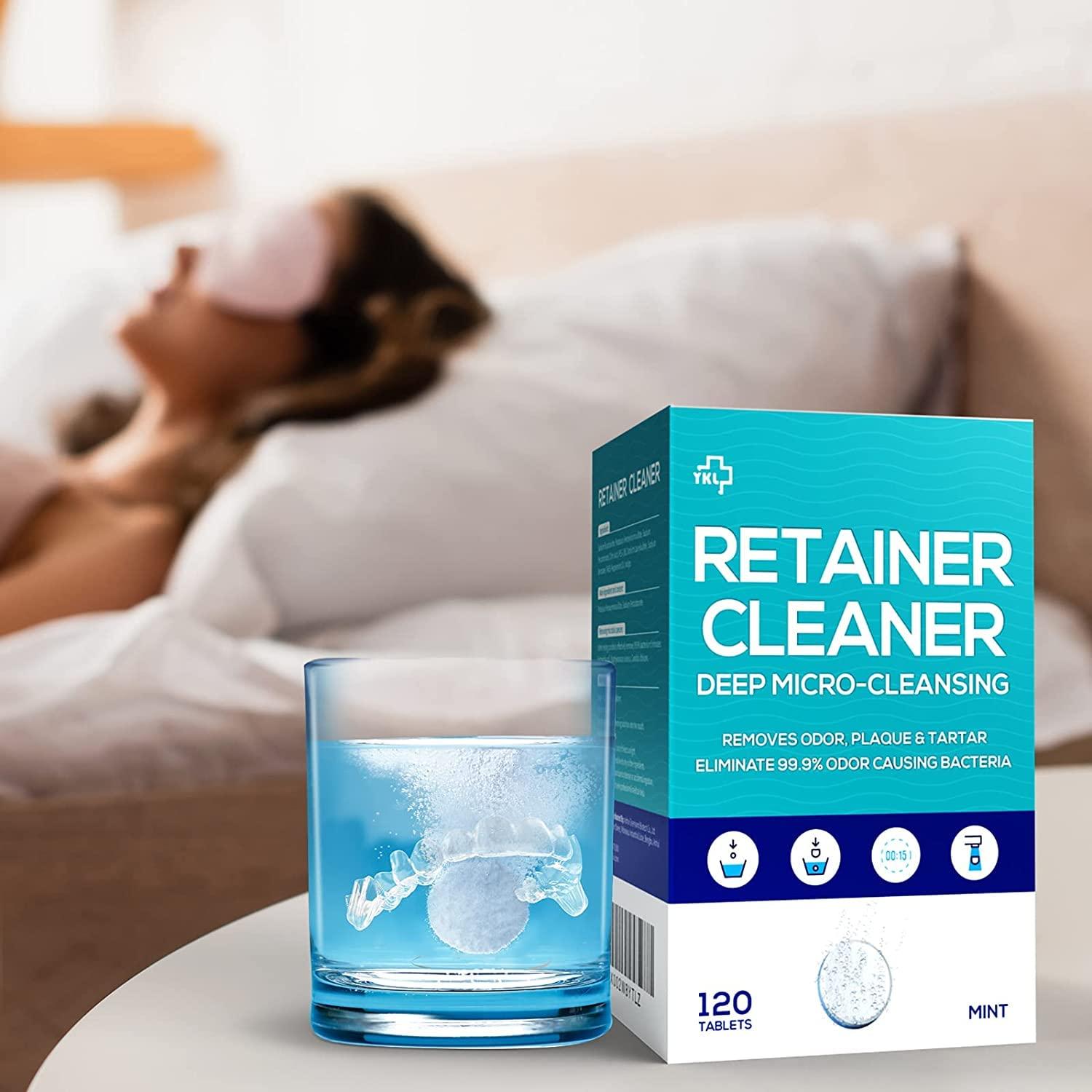 Retainer & Denture Cleaner Tablets 120 Pcs (4 Months Supply) Retainer