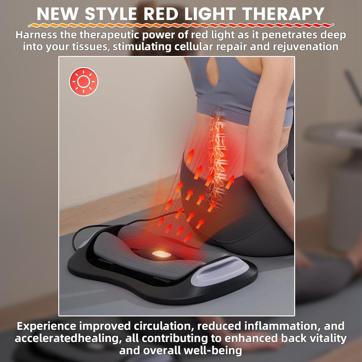 Electrical Lumbar Traction & Massage Device - Dynamic Back Massager with  Heat & 3-Step Vibration for Pain Relief | Buy Now with Express  International Delivery