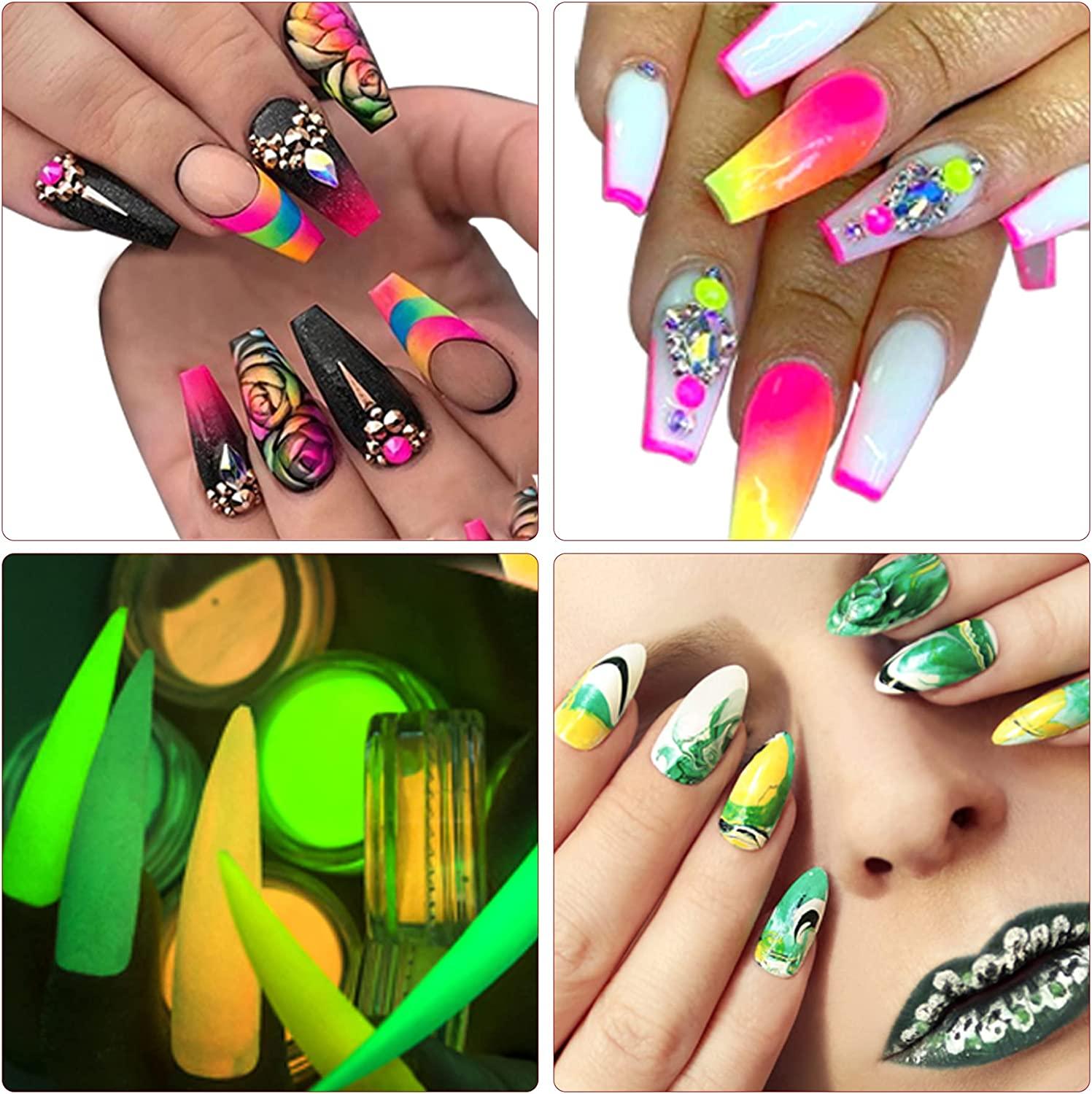 Duufin 54 Colors Pigment Nail Powder Colorful Luminous Powder Iridescent Glitter Pearlescent High Gloss Nail Powder Halo Powder Nails Pigment for Nail Art, Body and Craft Bright Duufin 54 Colors Pigment Nail Powder Colorful Luminous Powder Iridescent Glitter Pearlescent High Gloss Nail Powder Halo Powder Nails Pigment for Nail Art, Body and Craft Bright