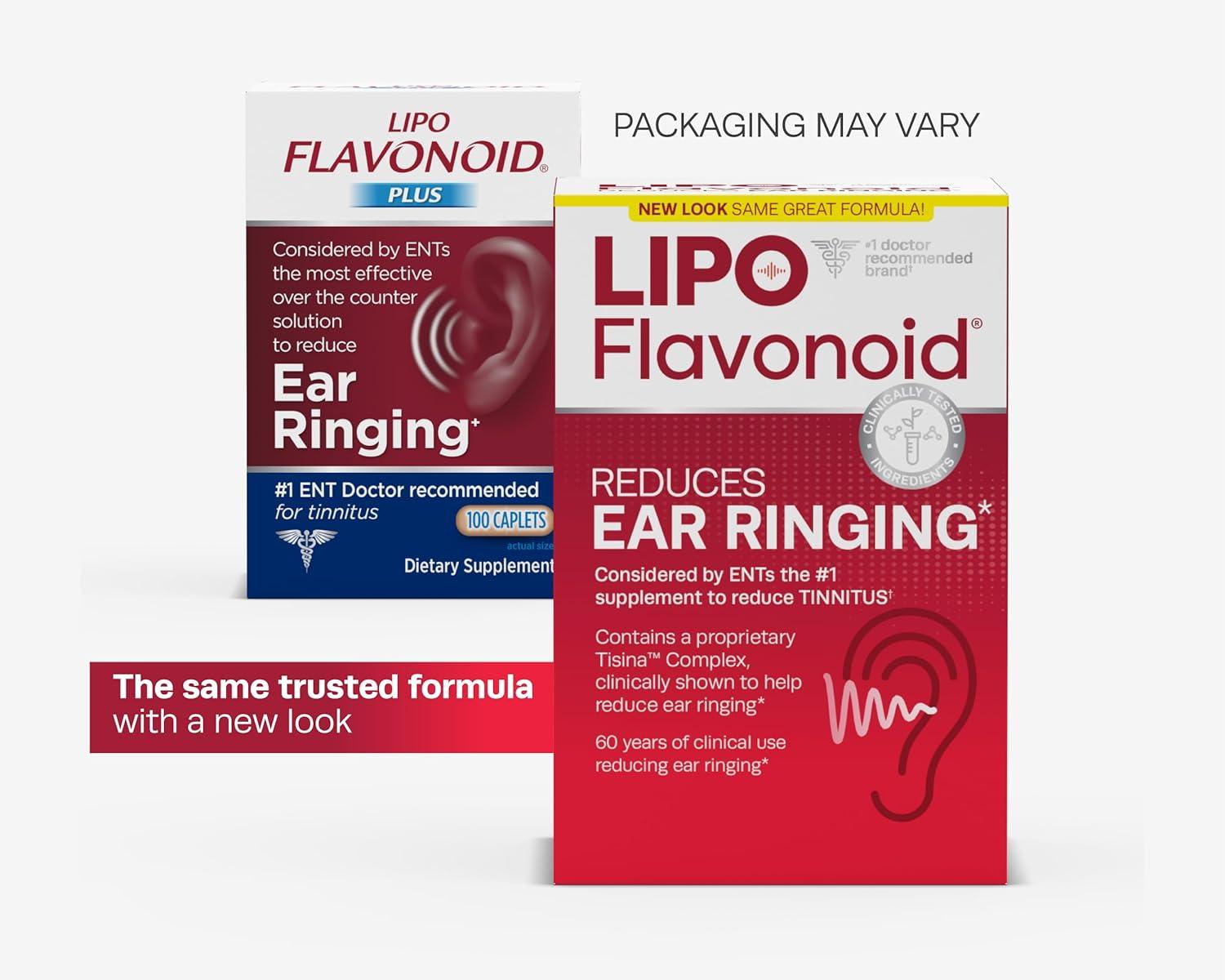 LipoFlavonoid Plus, Tinnitus Relief for Ringing Ears, OTC Flavonoid