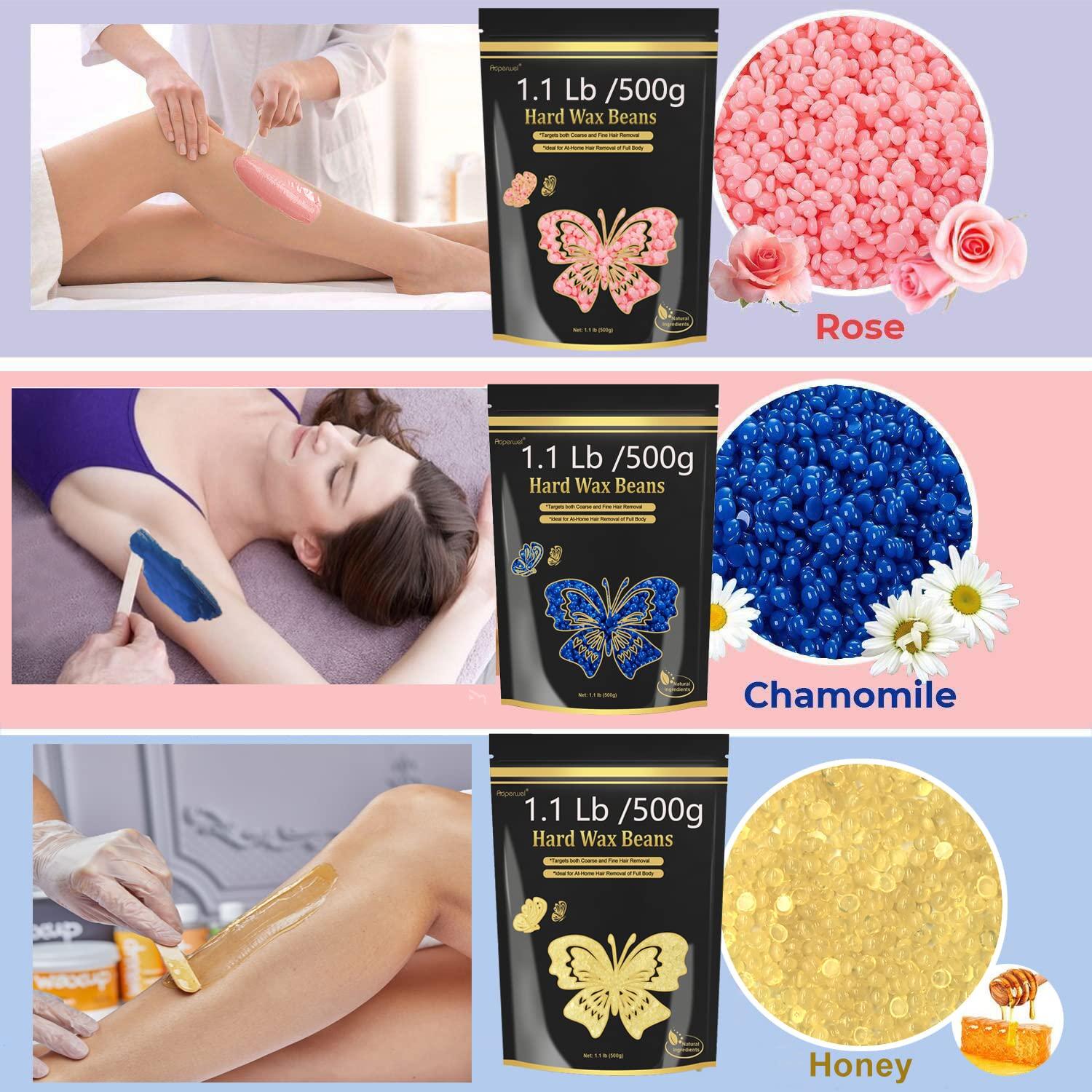 Wax Beads for Hair Removal Waxing Beads for Sensitive Skin 1.1LB500g