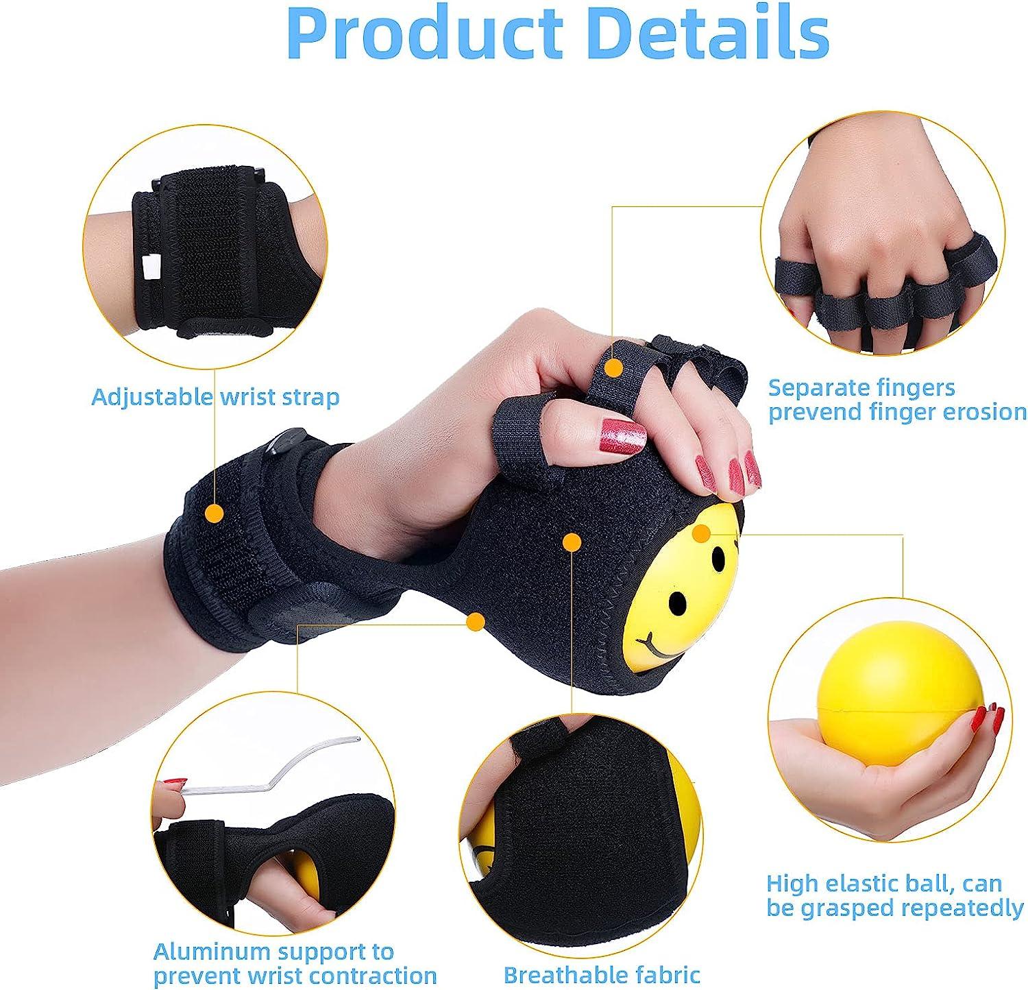 Antispasticity Finger Recovery Ball Splint for Hand Stroke Hemiplegia
