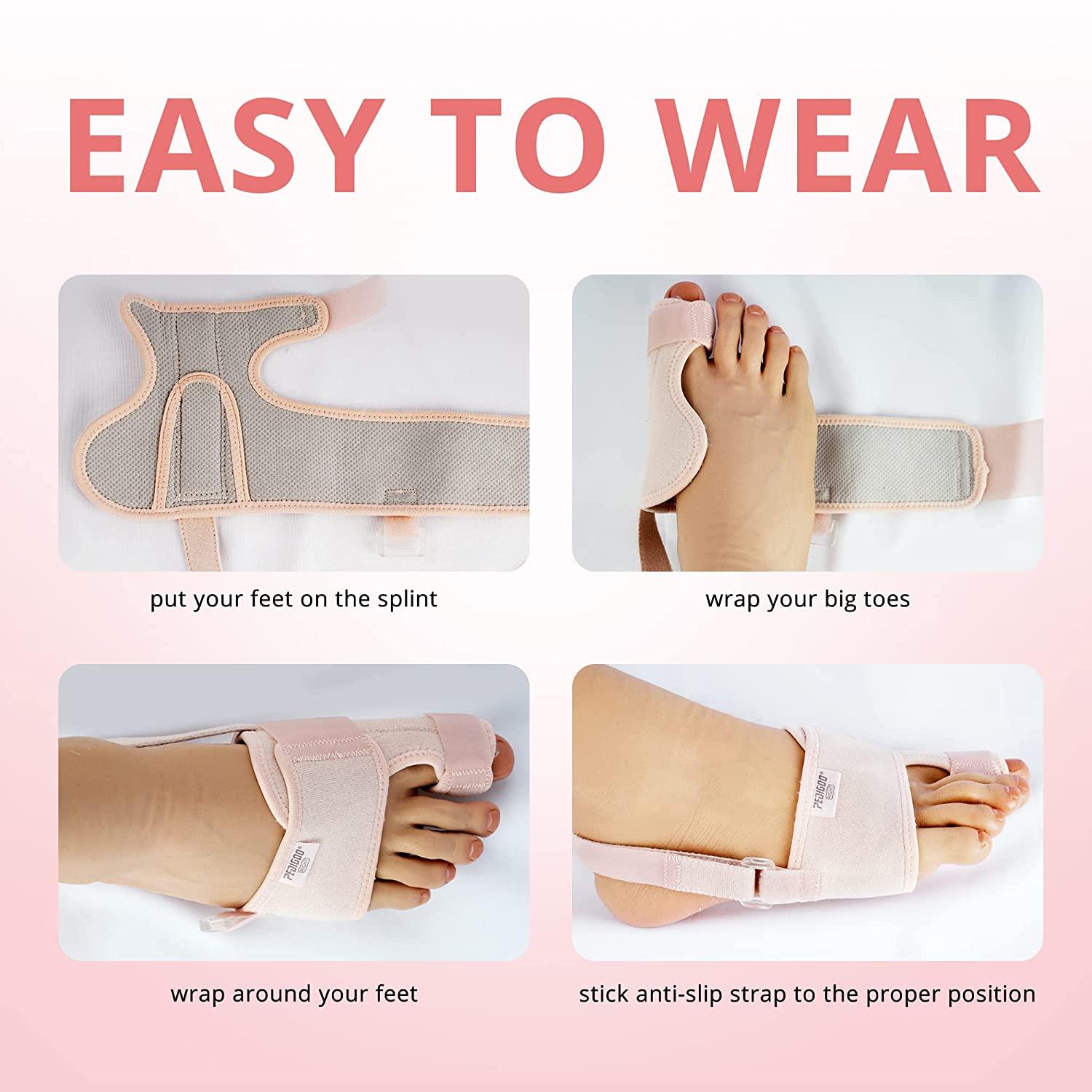 PEDIGOO Bunion Corrector for Women and Men, Slip Proofing Version