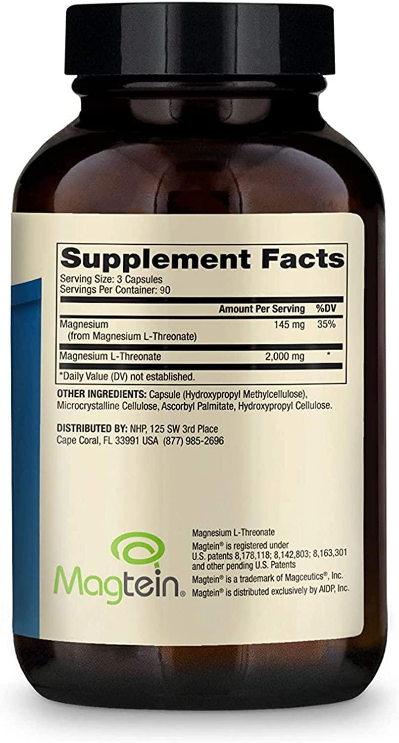 Dr. Mercola Magnesium LThreonate 270 Capsules Enhanced Brain Support