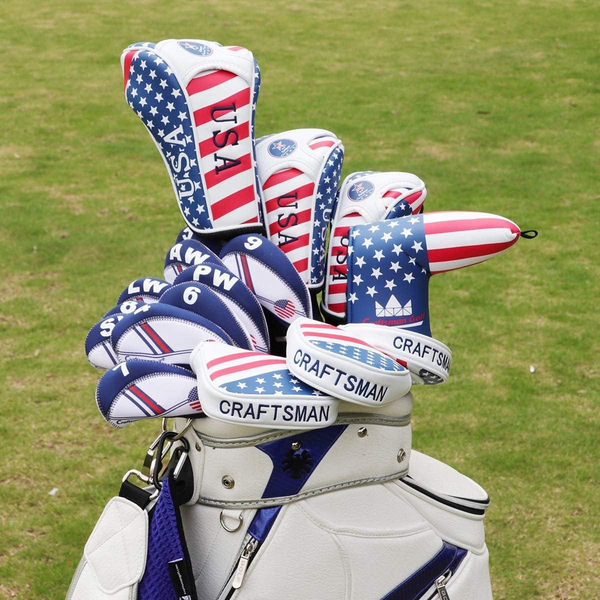 CRAFTSMAN GOLF USA America Mallet Putter Cover Headcover for Scotty Cameron Odyssey For Heel