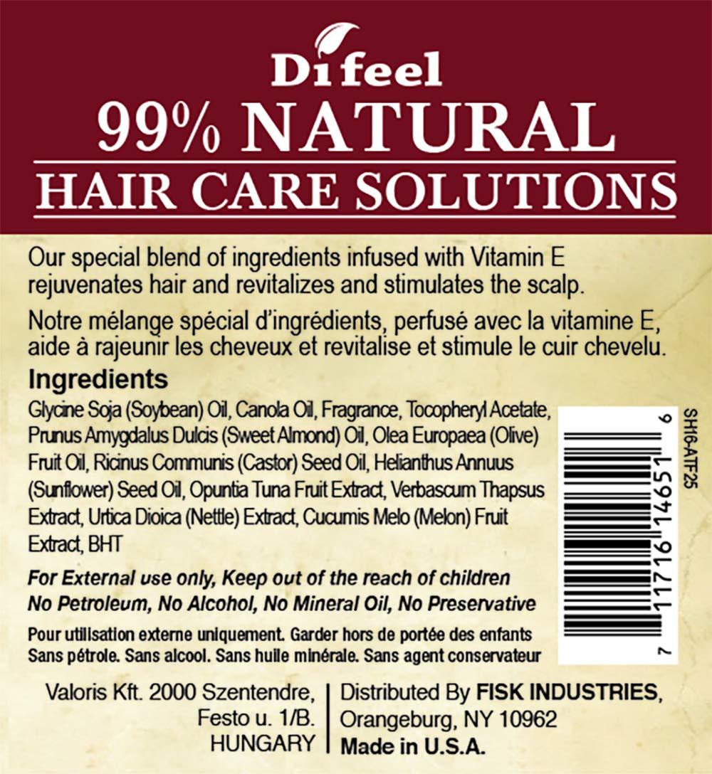 Difeel Premium 99 All Natural AntiFrizz Hair Oil with Olive Oil