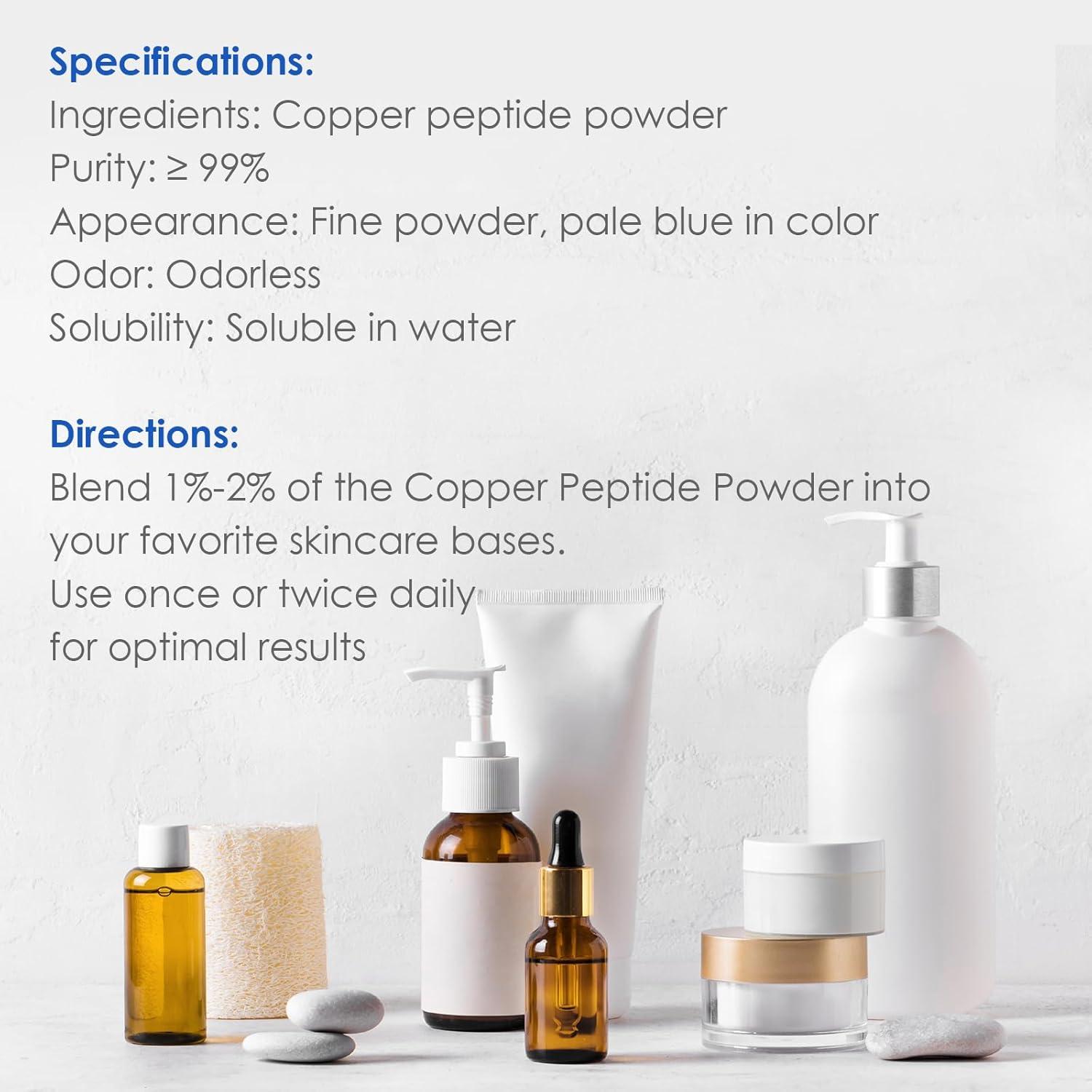 ghk-cu zinc Copper Tripeptide Powder (GHK-Cu: A Comprehensive Review for Skin  Rejuvenation and Anti-Aging main image 0