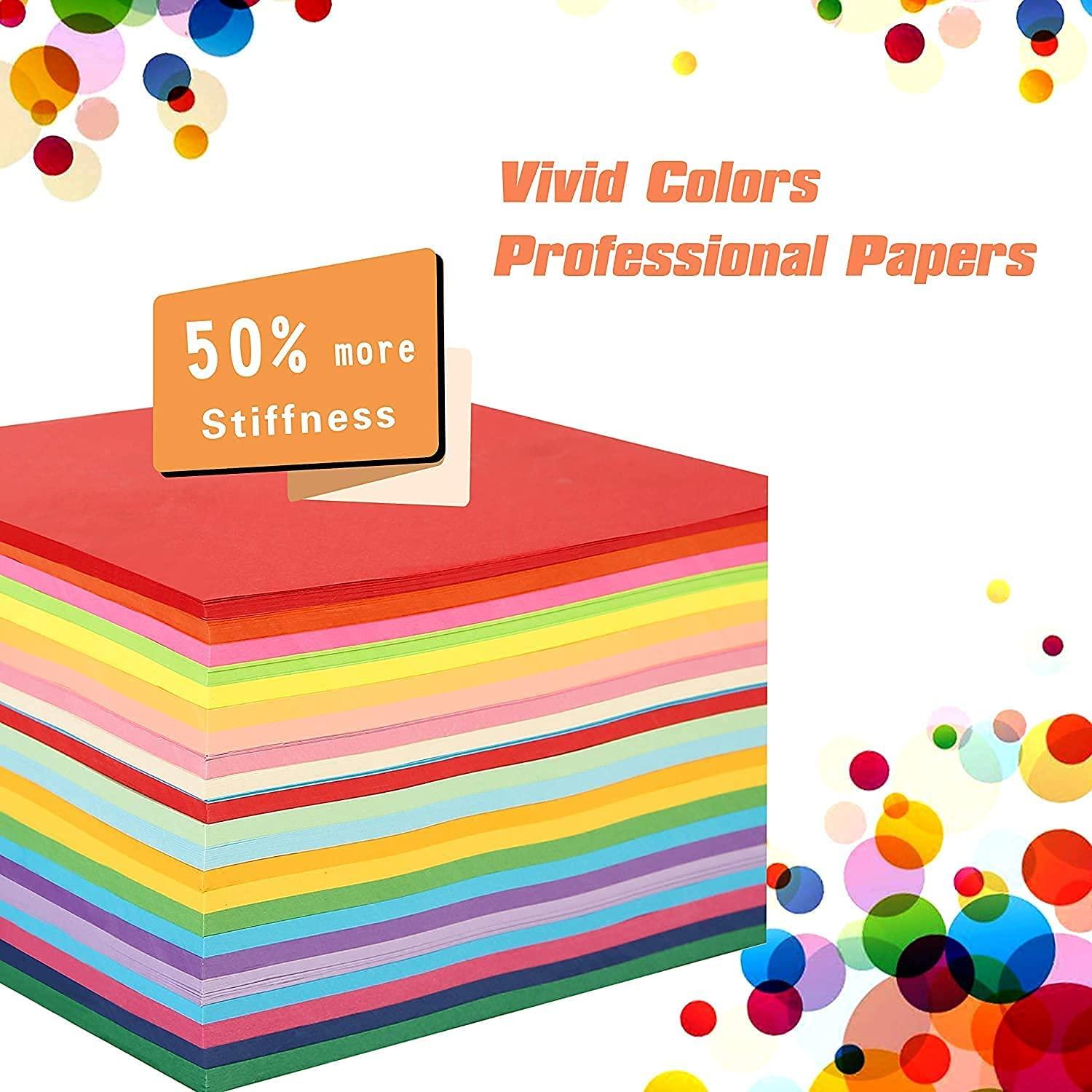 Bubu Origami Paper Double Sided Color - 200 Sheets - 20 Colors - 6 inch Square Easy Fold Paper for Beginner