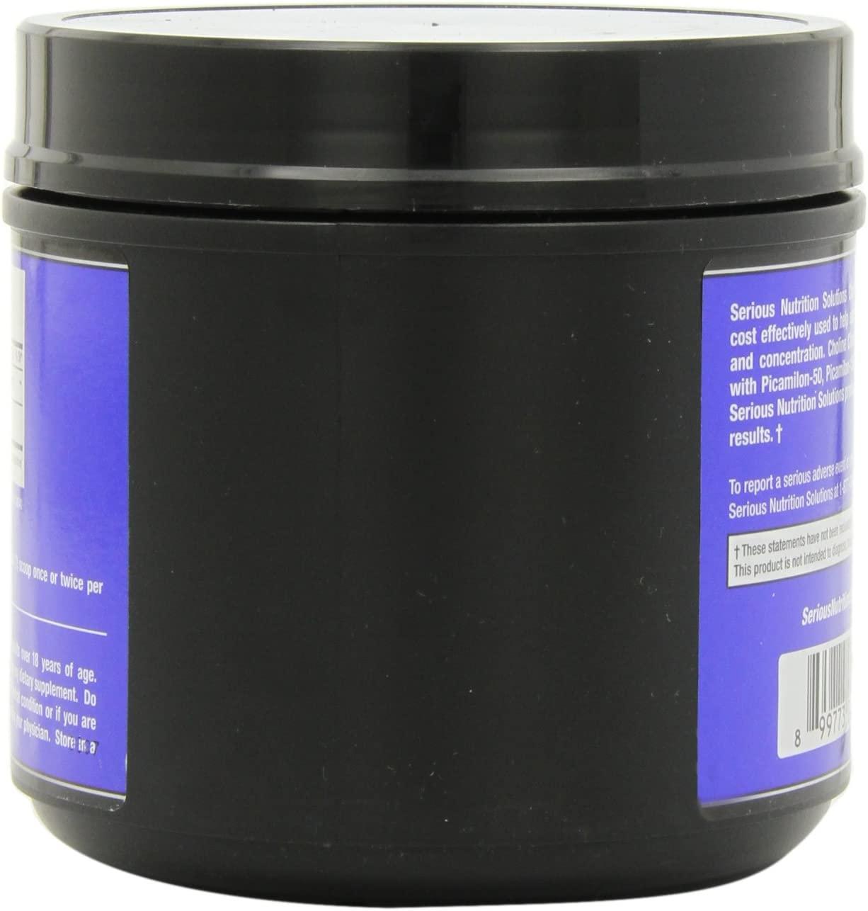 Serious Nutrition Solution Choline Citrate Powder, 500 Grams