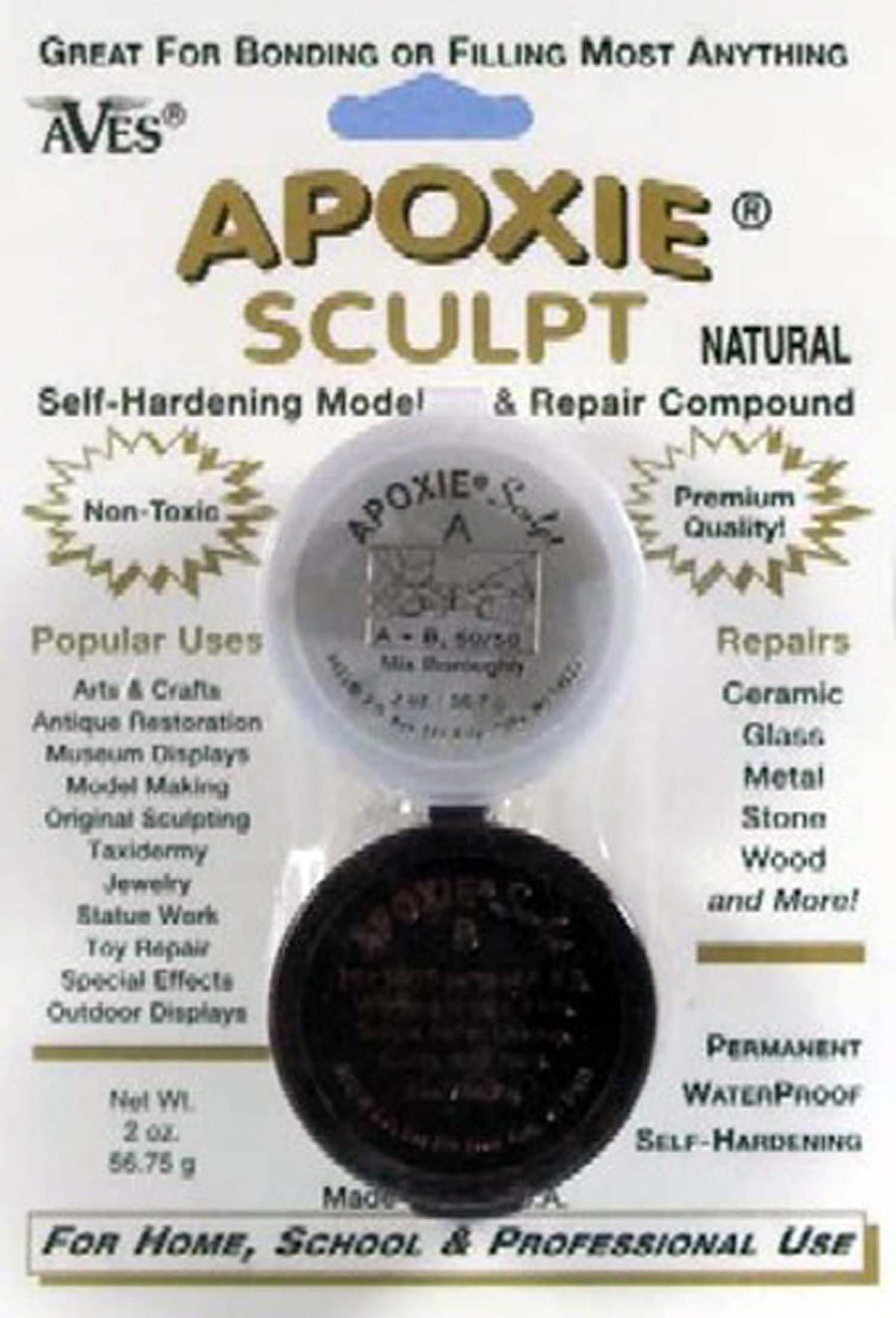 Aves Apoxie Sculpt - 2 Part Modeling Compound (A & B) - 1 Pound, Yellow